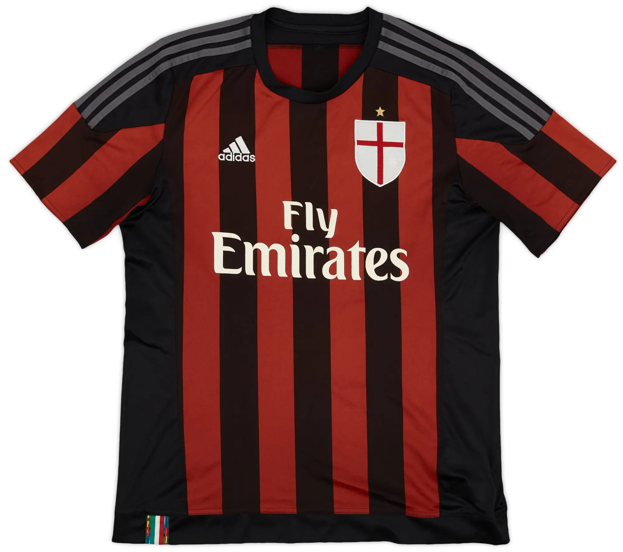 adidas 2015-16 AC Milan Home Shirt - 5/10 - (M)