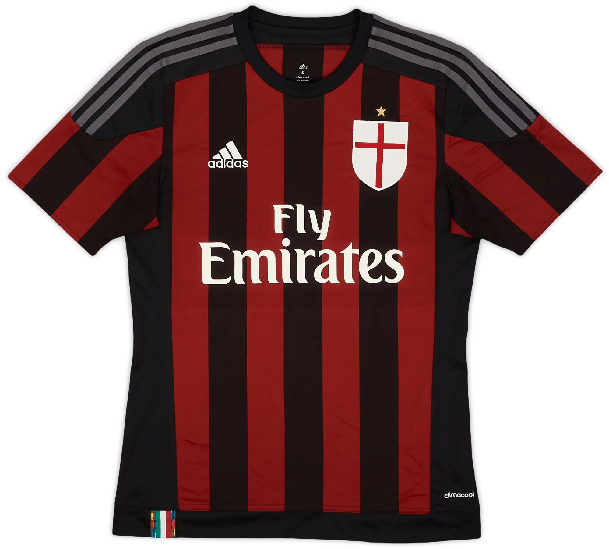 adidas 2015-16 AC Milan Home Shirt - 7/10 - (S)