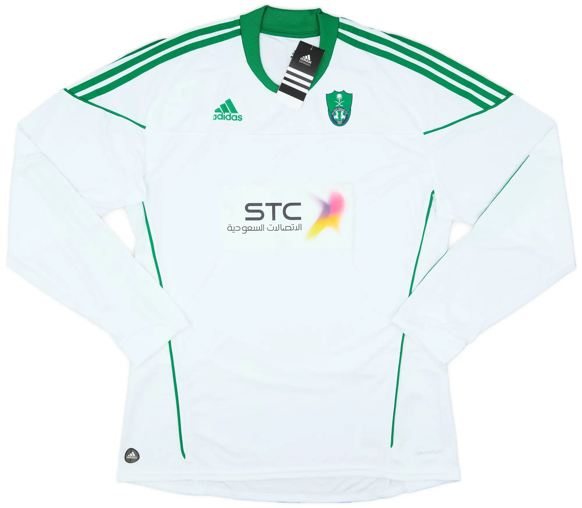 adidas 2010-11 Al-Ahli Saudi Home L/S Shirt (XL)