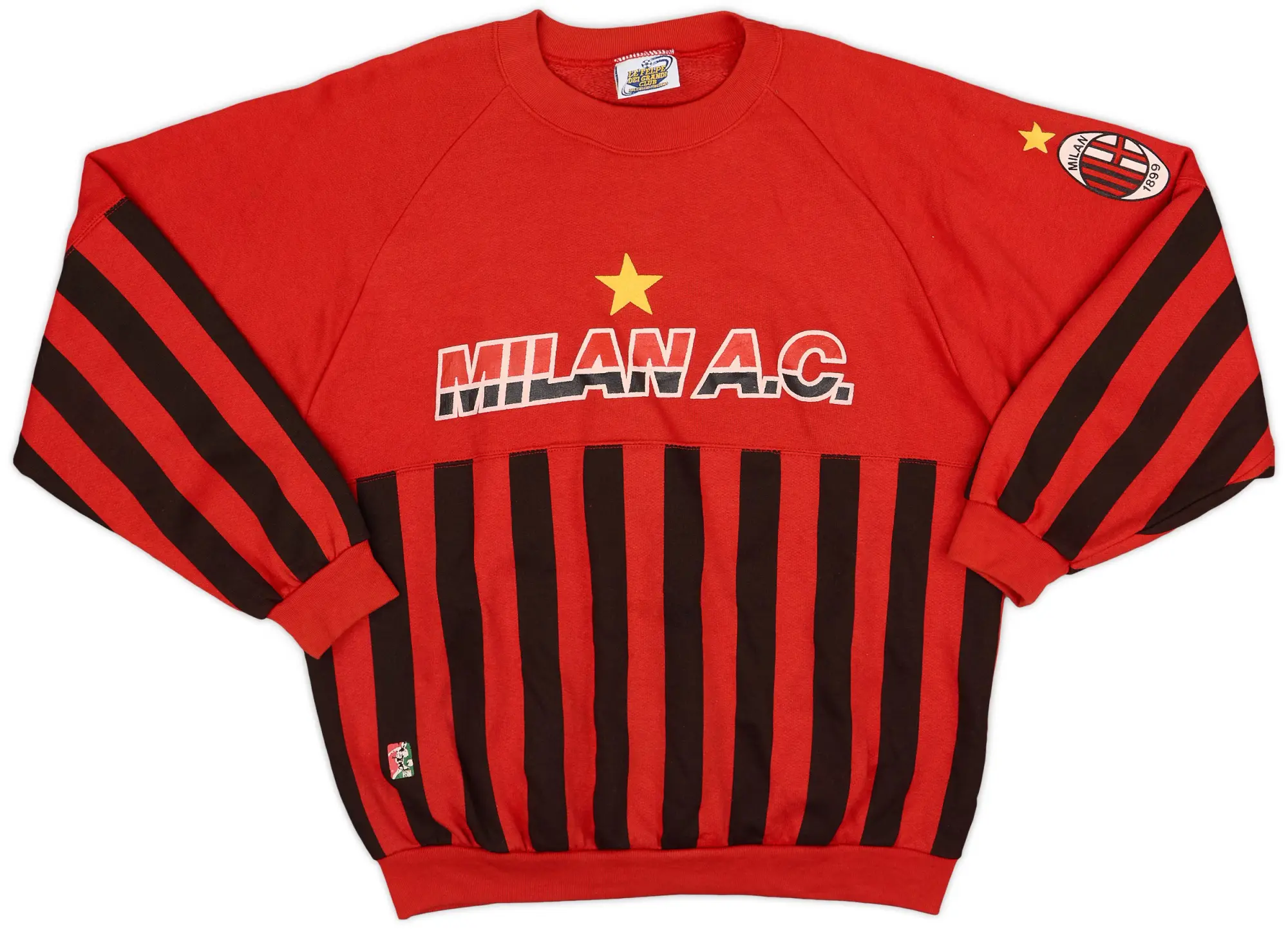 Hoodies/Sweat Tops 1990-91 AC Milan Le Felpe dei Grandi Club Sweat Top - 8/10 - (M)