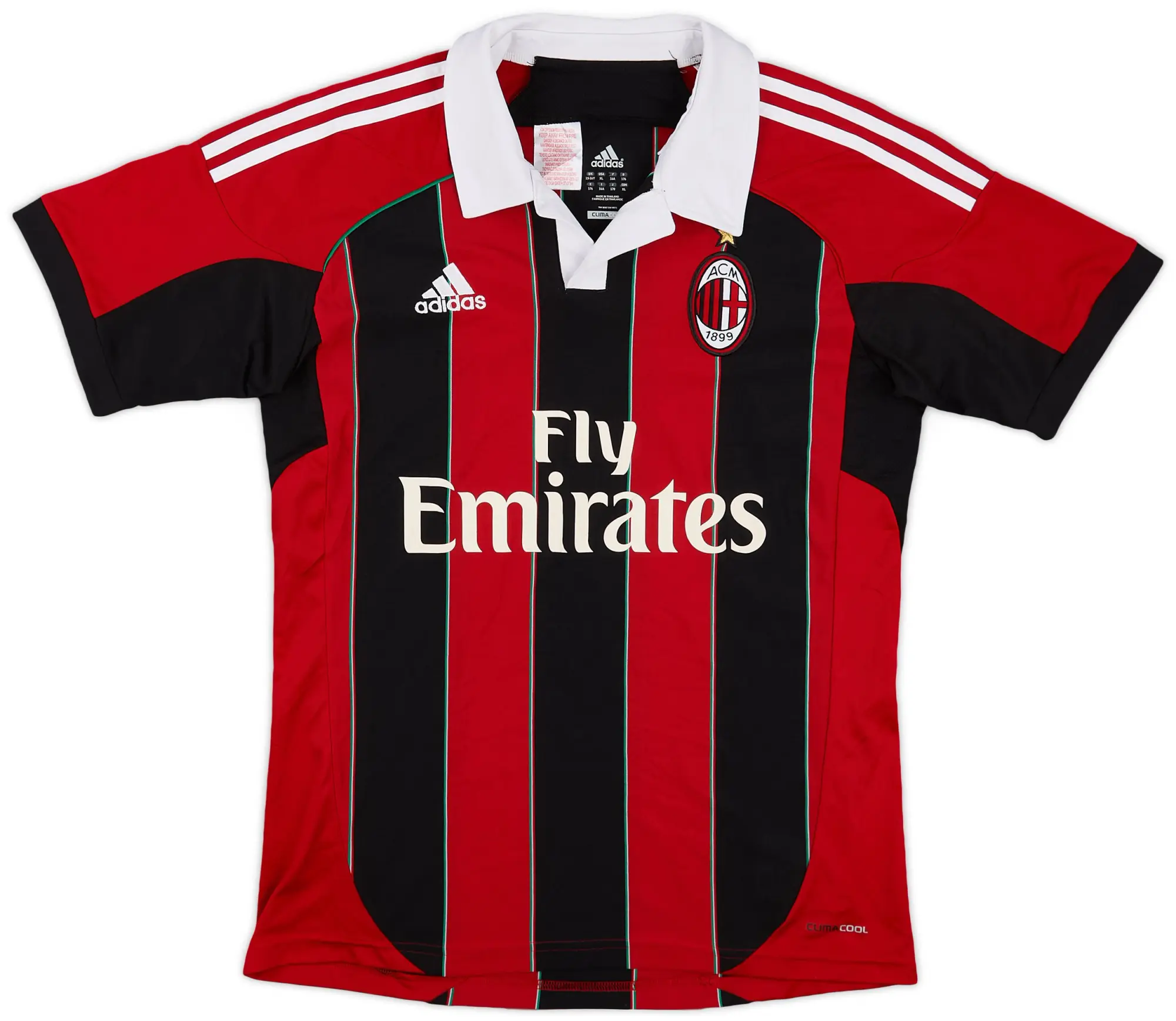 adidas 2012-13 AC Milan Home Shirt - 6/10 - (XL.Boys)