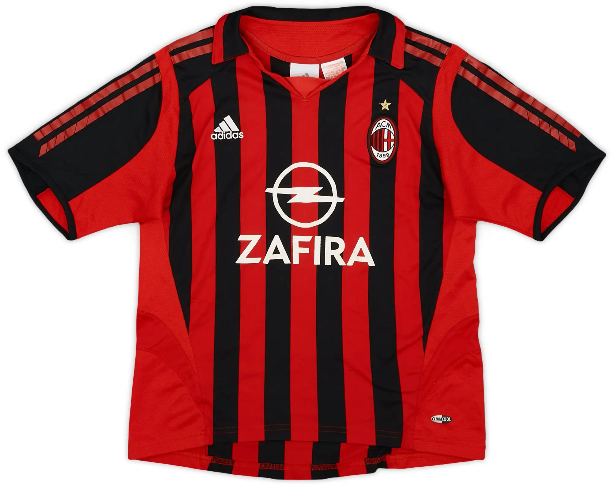 adidas 2005-06 AC Milan Home Shirt - 7/10 - (M.Boys)