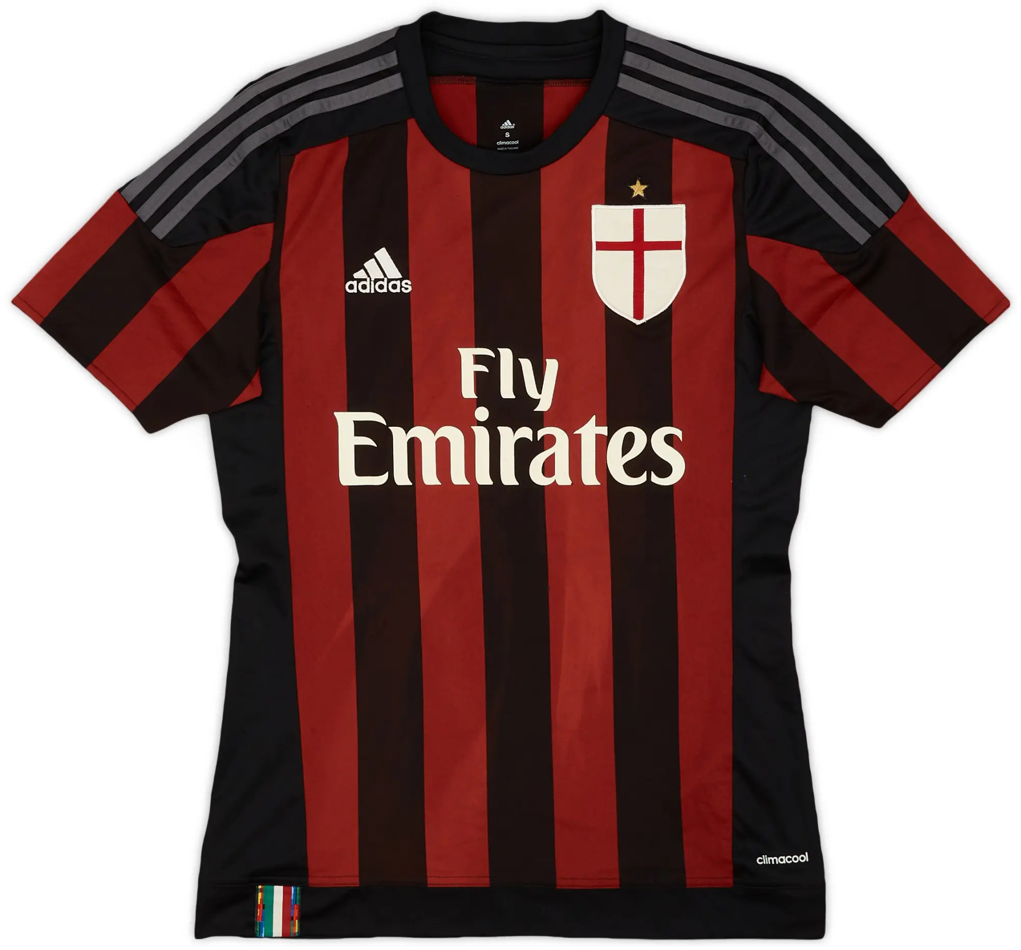 adidas 2015-16 AC Milan Home Shirt - 6/10 - (S)