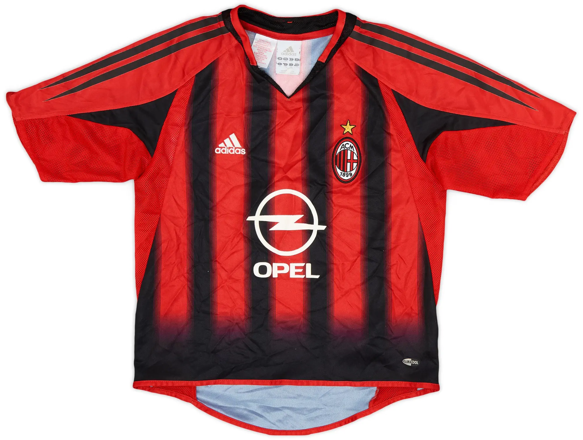 adidas 2004-05 AC Milan Home Shirt - 8/10 - (S.Boys)