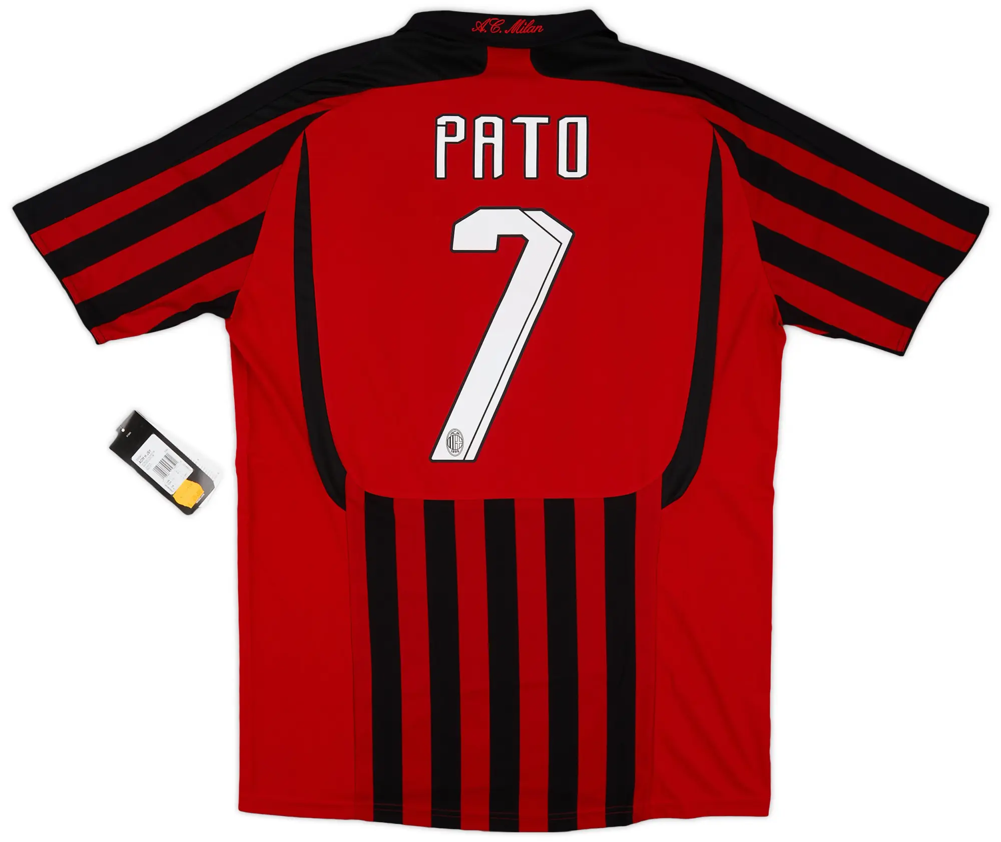 adidas 2007-08 AC Milan Home Shirt Pato #7 (L)