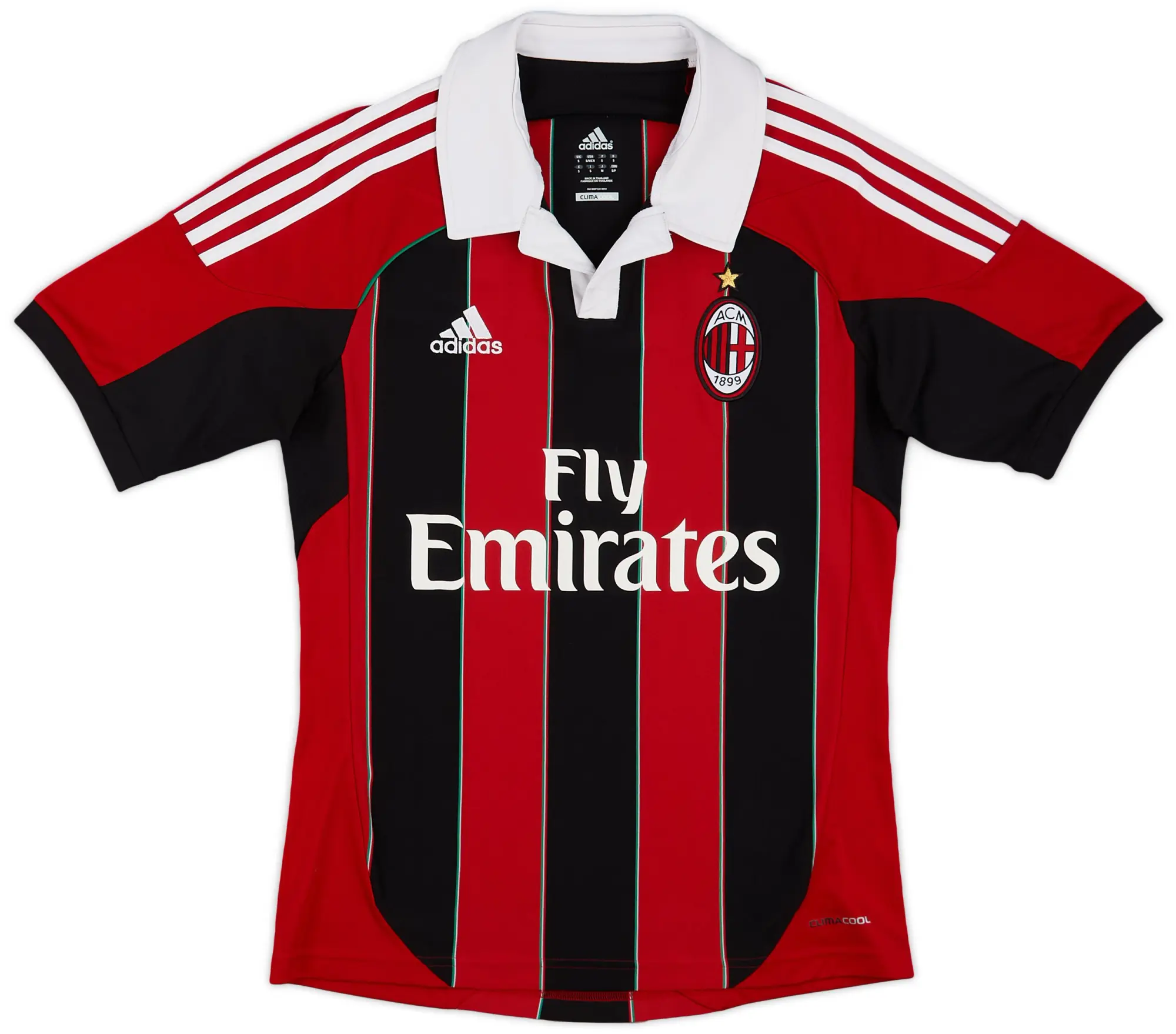 adidas 2012-13 AC Milan Home Shirt - 9/10 - (S)