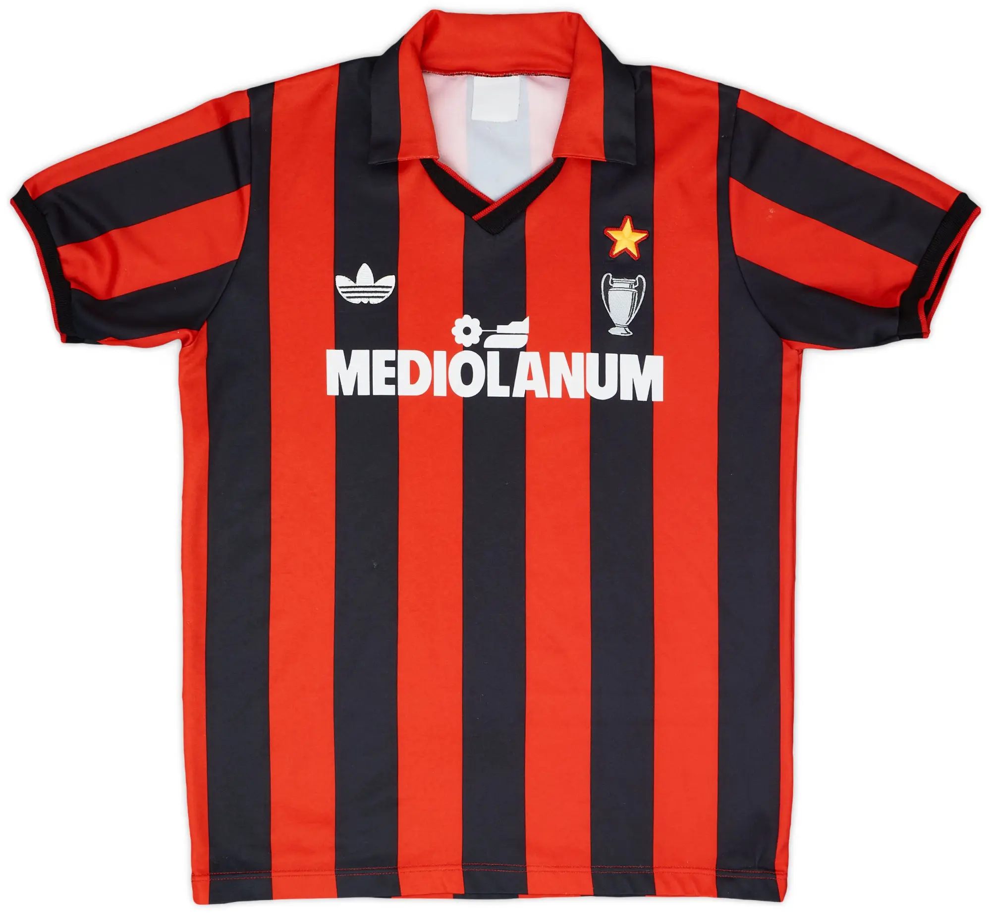 adidas 1990-91 AC Milan Home Shirt - 8/10 - (M)