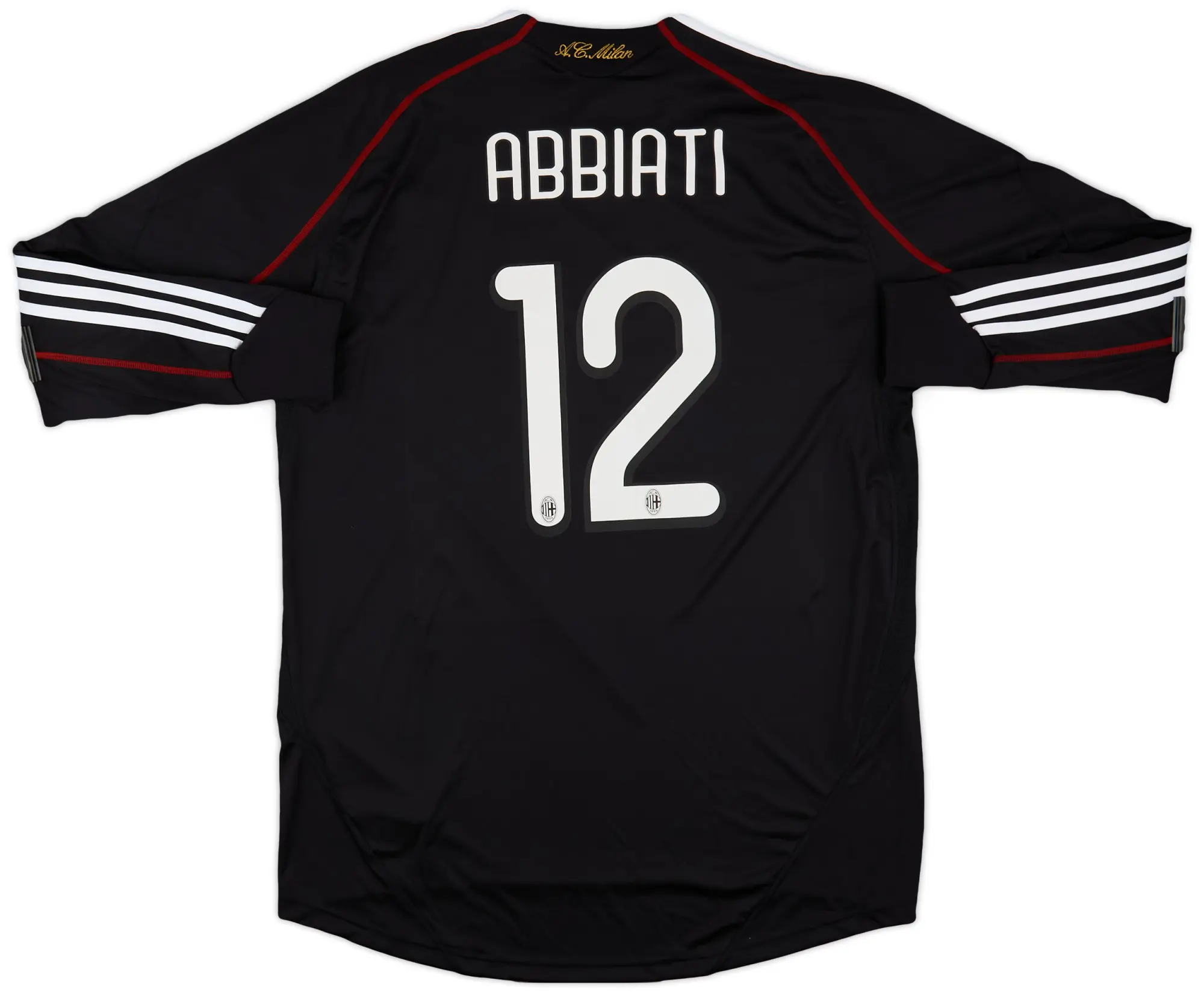 adidas 2009-10 AC Milan Match Issue GK Shirt Abbiati #12