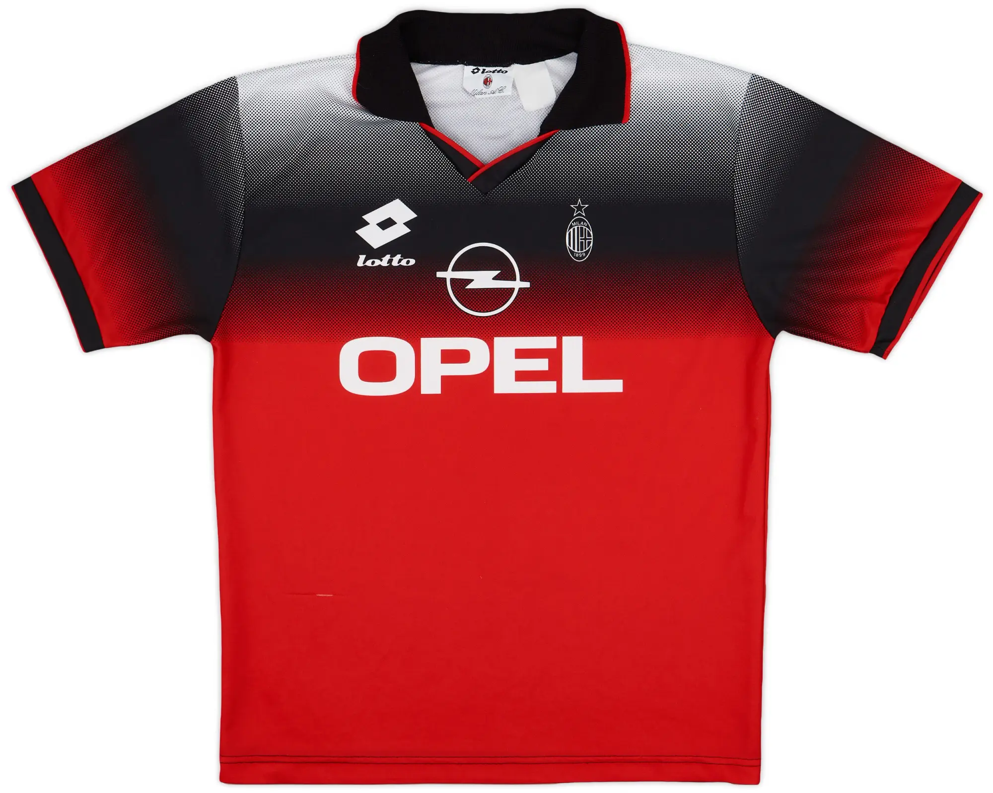 1996-97 AC Milan Lotto Training Shirt - 8/10 - (L)
