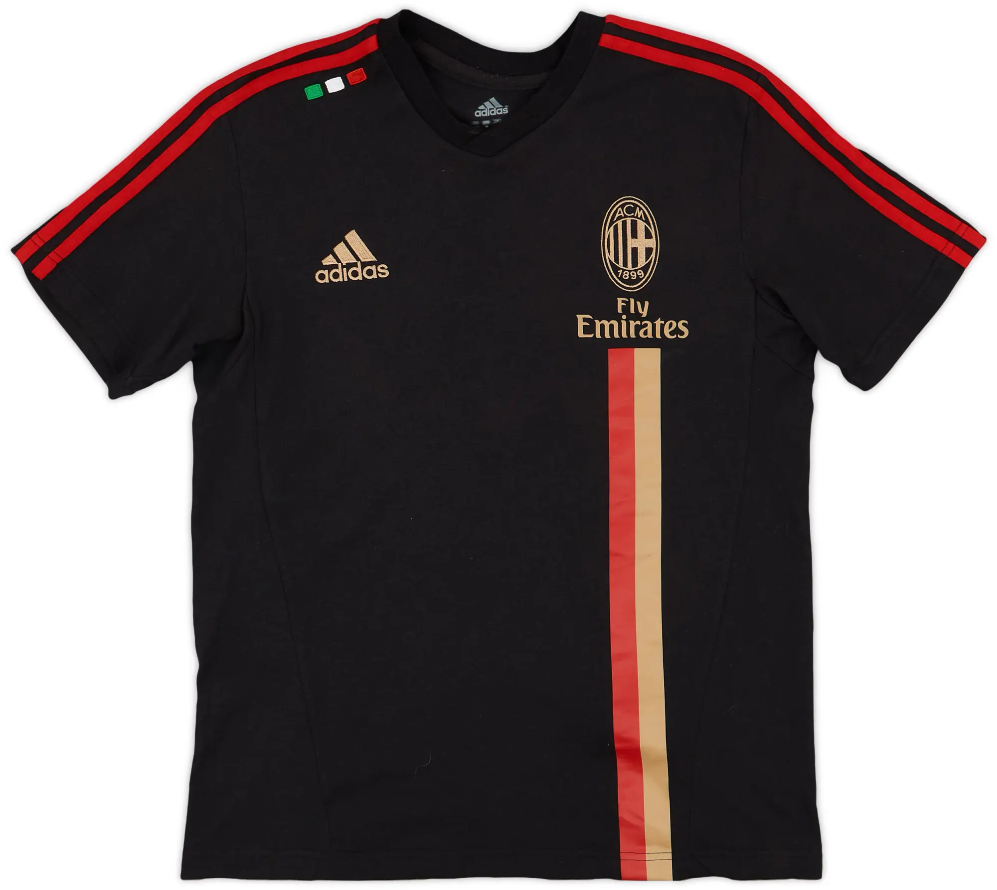 2011-12 AC Milan adidas Cotton Tee - 8/10 - (M/L)