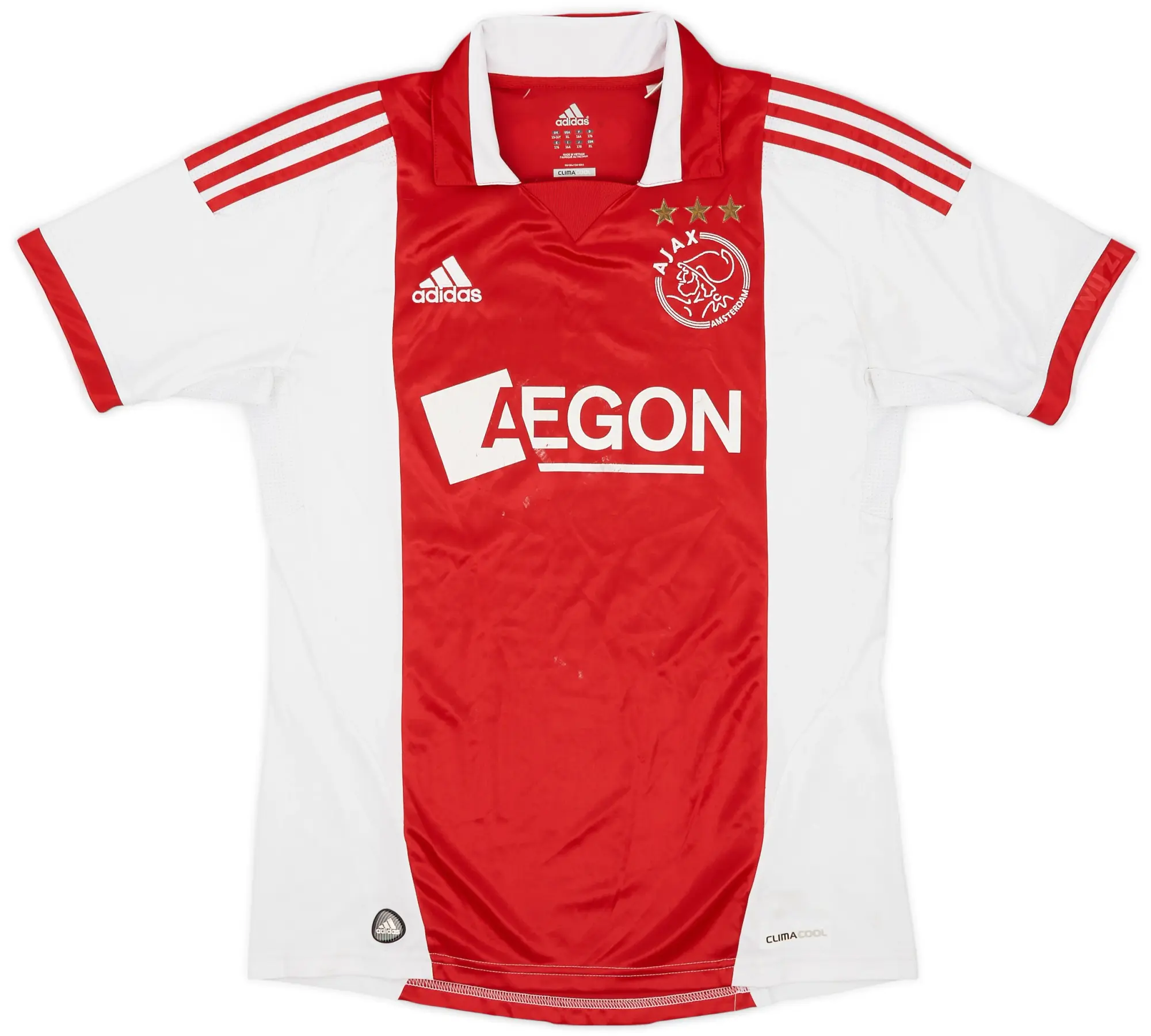 adidas 2011-12 Ajax Home Shirt - 6/10 - (XL.Boys)