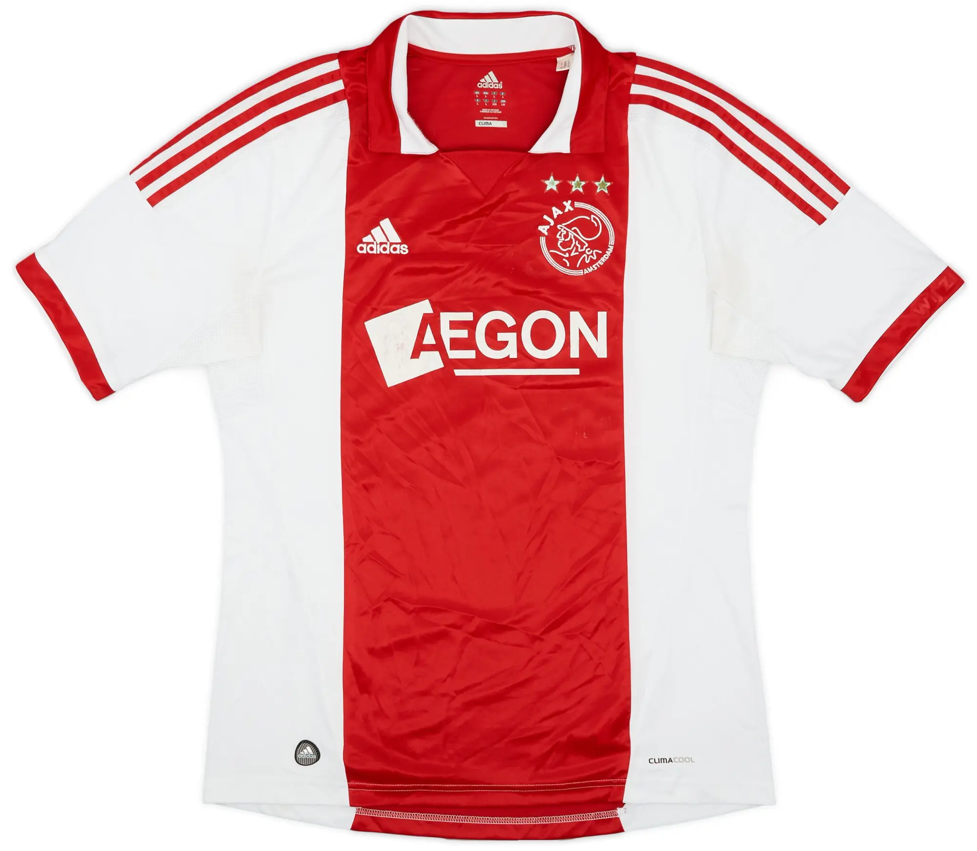 adidas 2011-12 Ajax Home Shirt - 6/10 - (L)