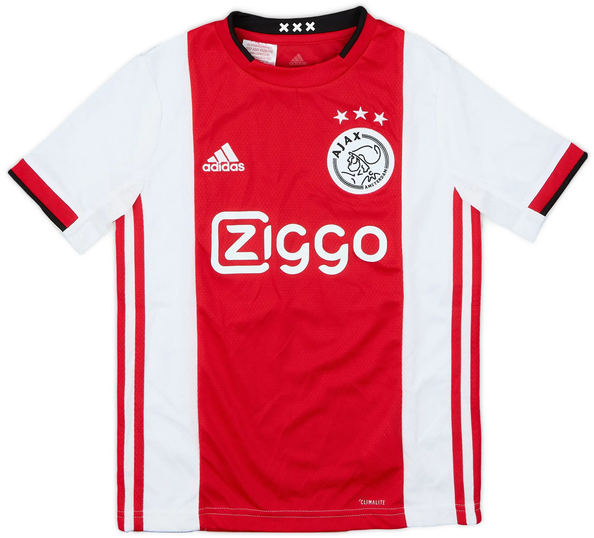 adidas 2019-20 Ajax Home Shirt - 9/10 - (S.Boys)