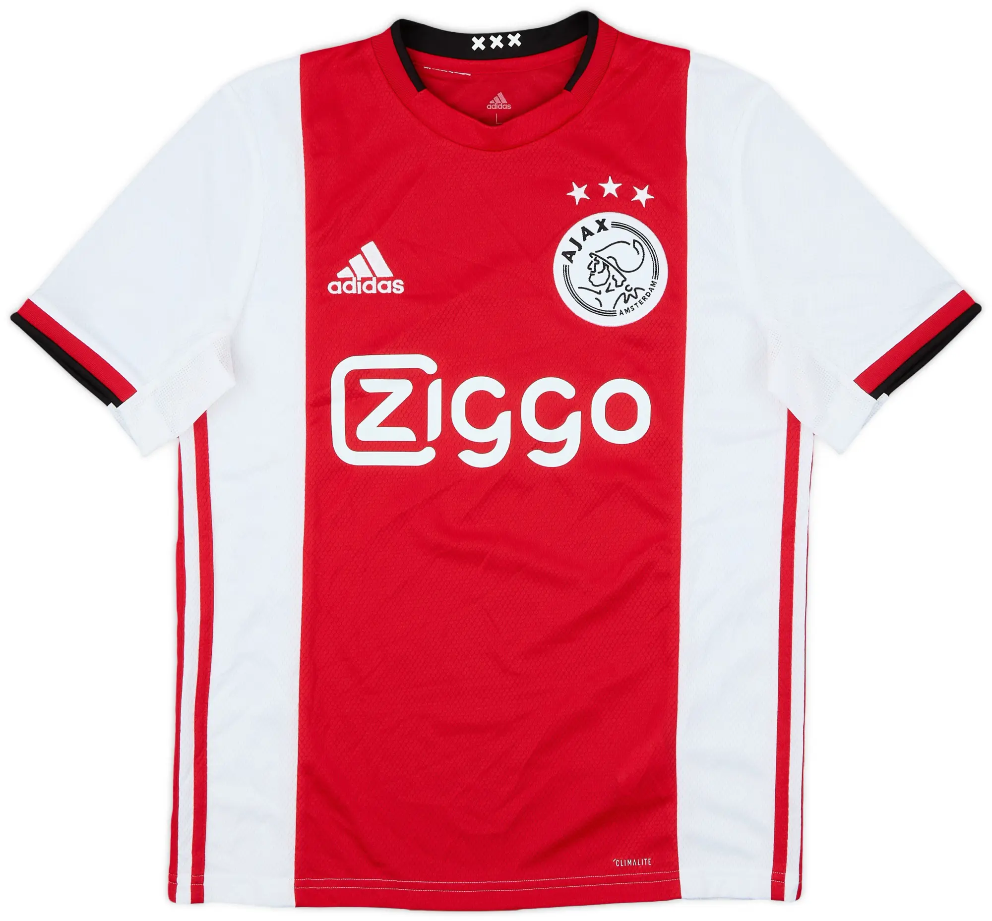 adidas 2019-20 Ajax Home Shirt - 10/10 - (L.Boys)