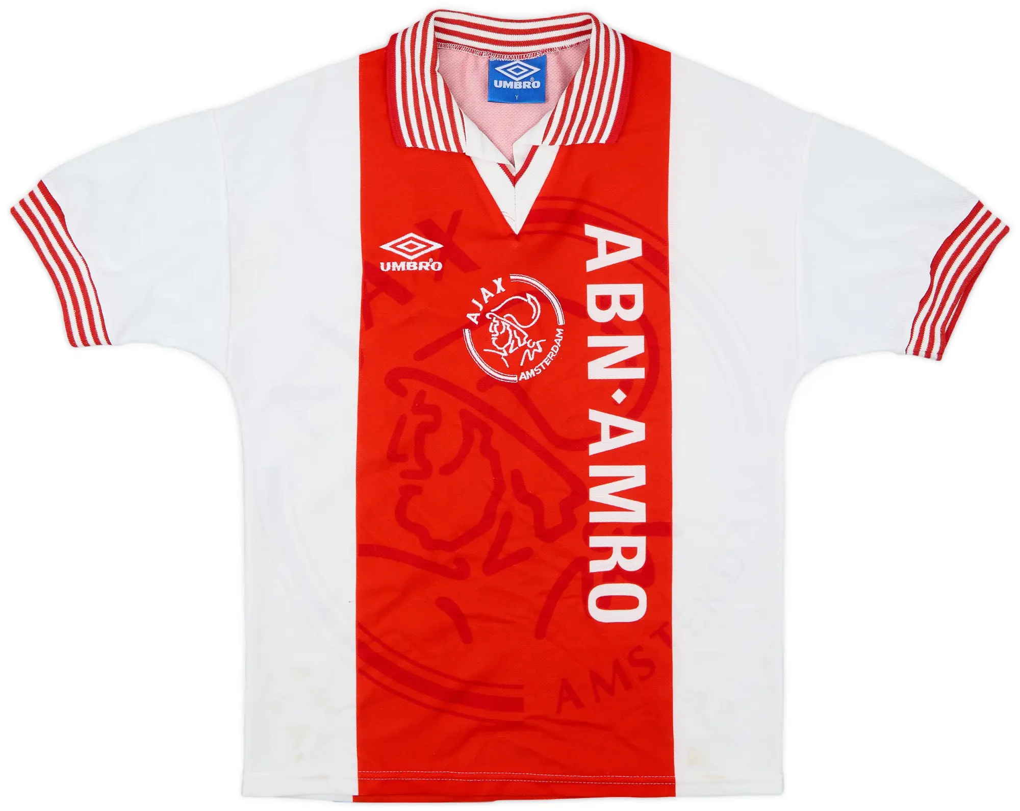 Umbro 1995-96 Ajax Home Shirt - 6/10 - (Y)