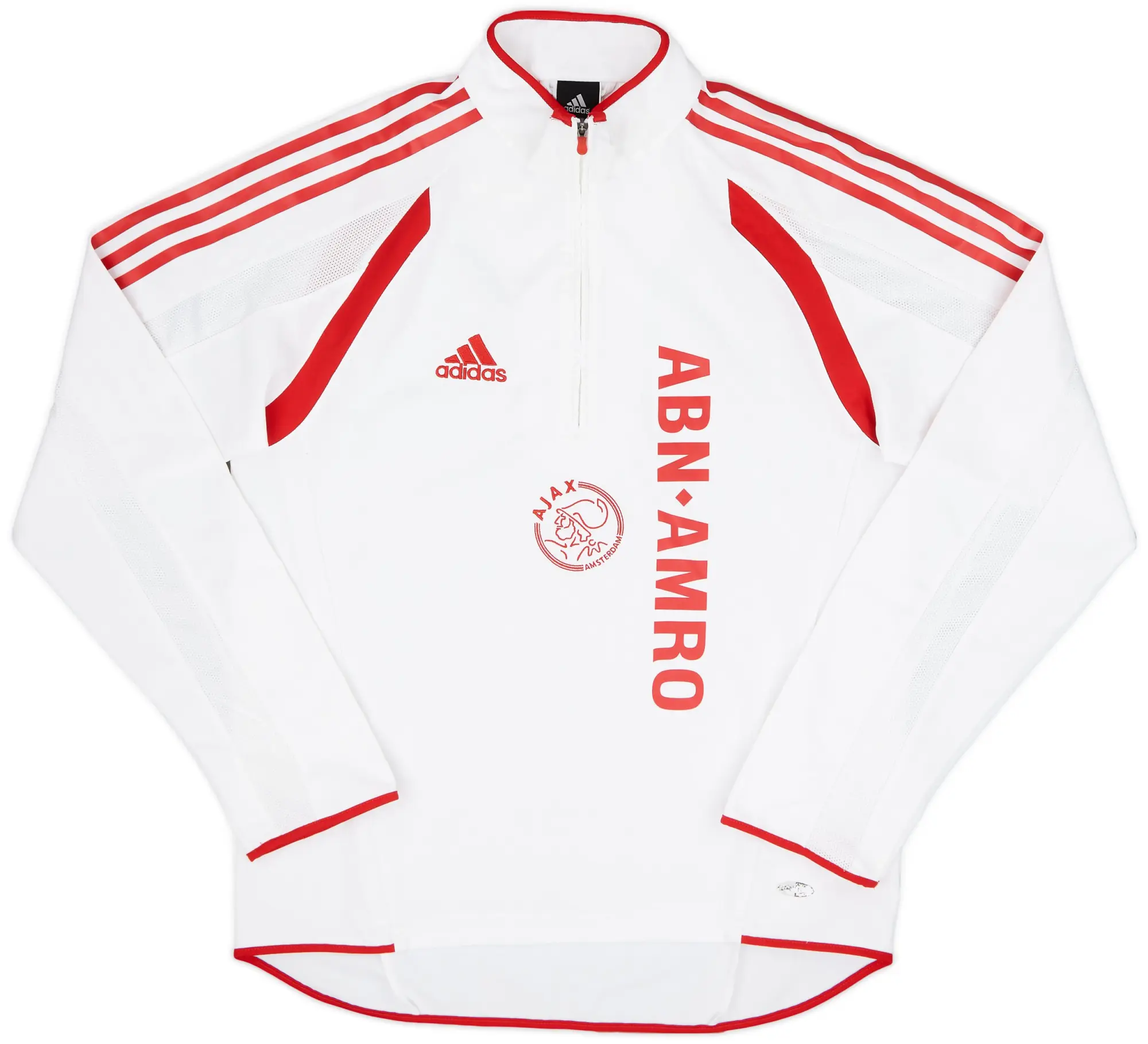 2005-06 Ajax adidas 1/4 Zip Training Top - 8/10 - (S)