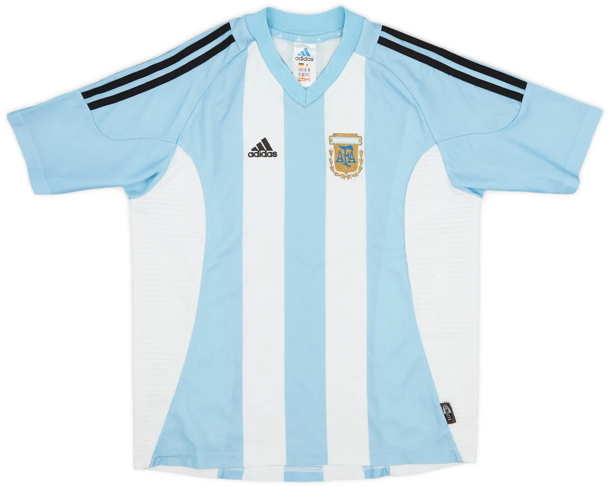 adidas 2002-04 Argentina Home Shirt - 5/10 - (XL.Boys)