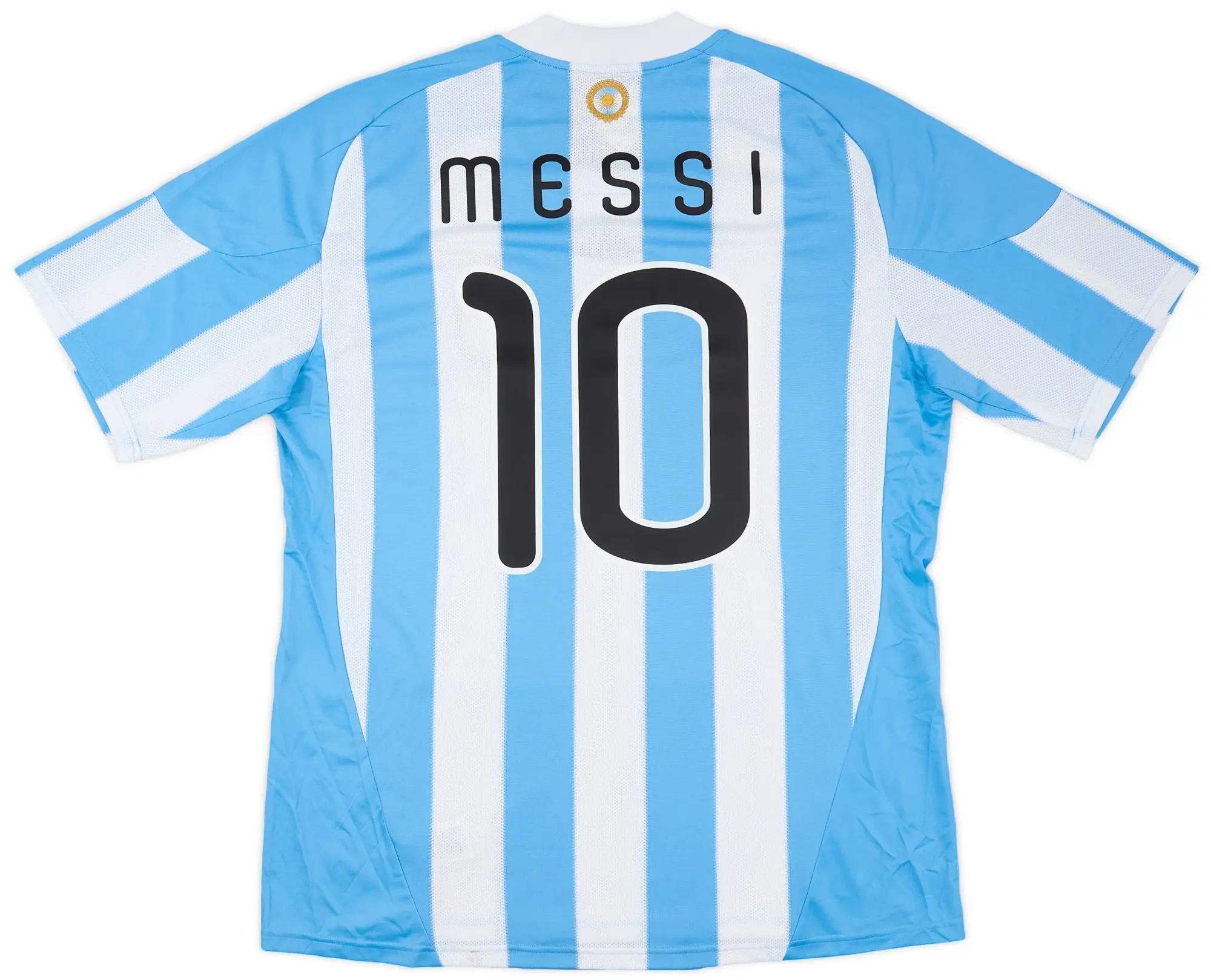 adidas 2010-11 Argentina Home Shirt Messi #10 (XL)