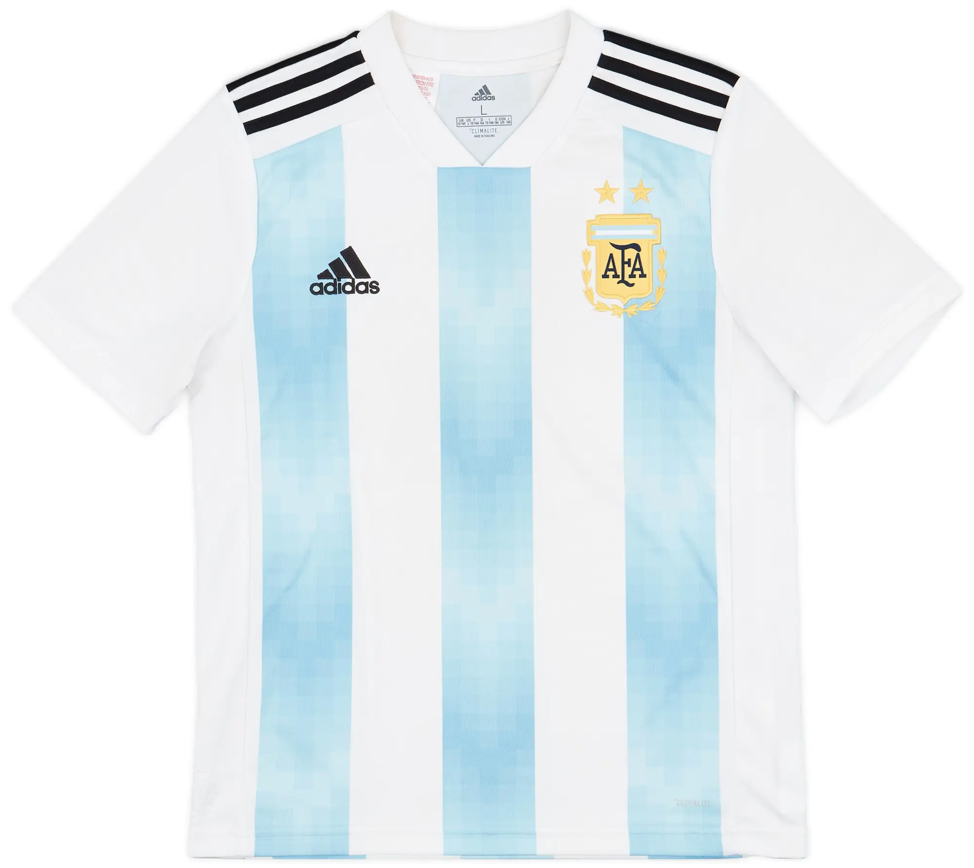 adidas 2018-19 Argentina Home Shirt - 8/10 - (L.Boys)