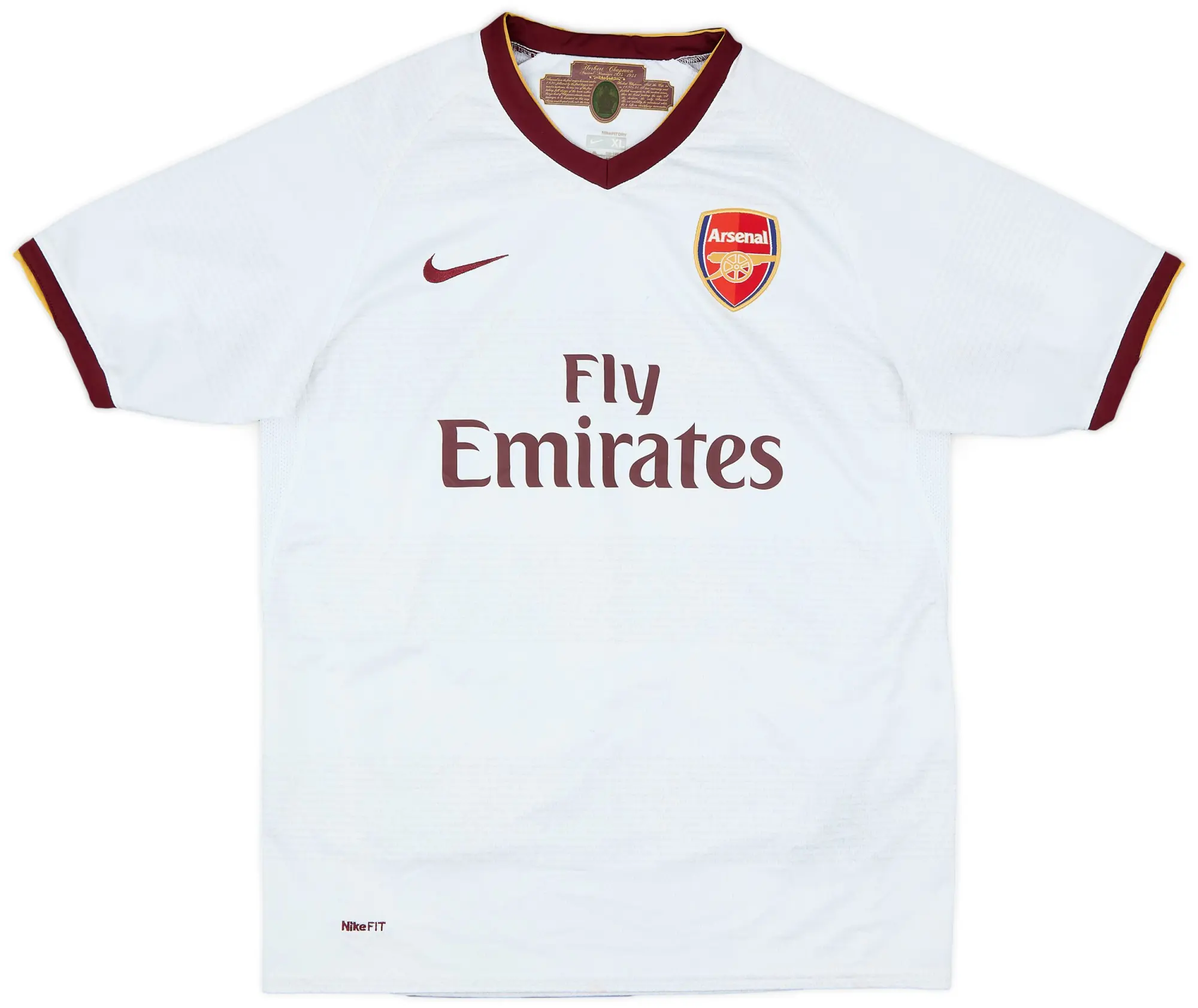 Nike 2007-08 Arsenal Away Shirt - 7/10 - (XL.Boys)