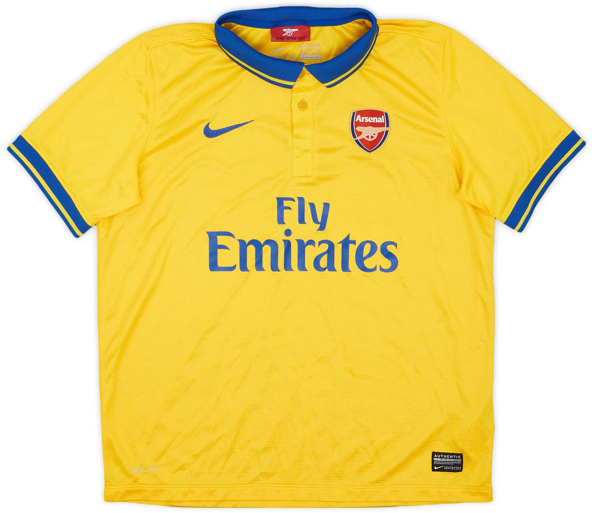 Nike 2013-14 Arsenal Away Shirt - 8/10 - (XL.Boys)
