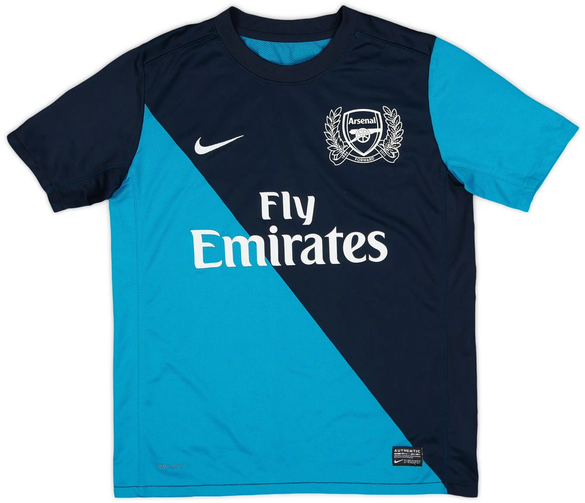 Nike 2011-12 Arsenal Away Shirt - 7/10 - (L.Boys)