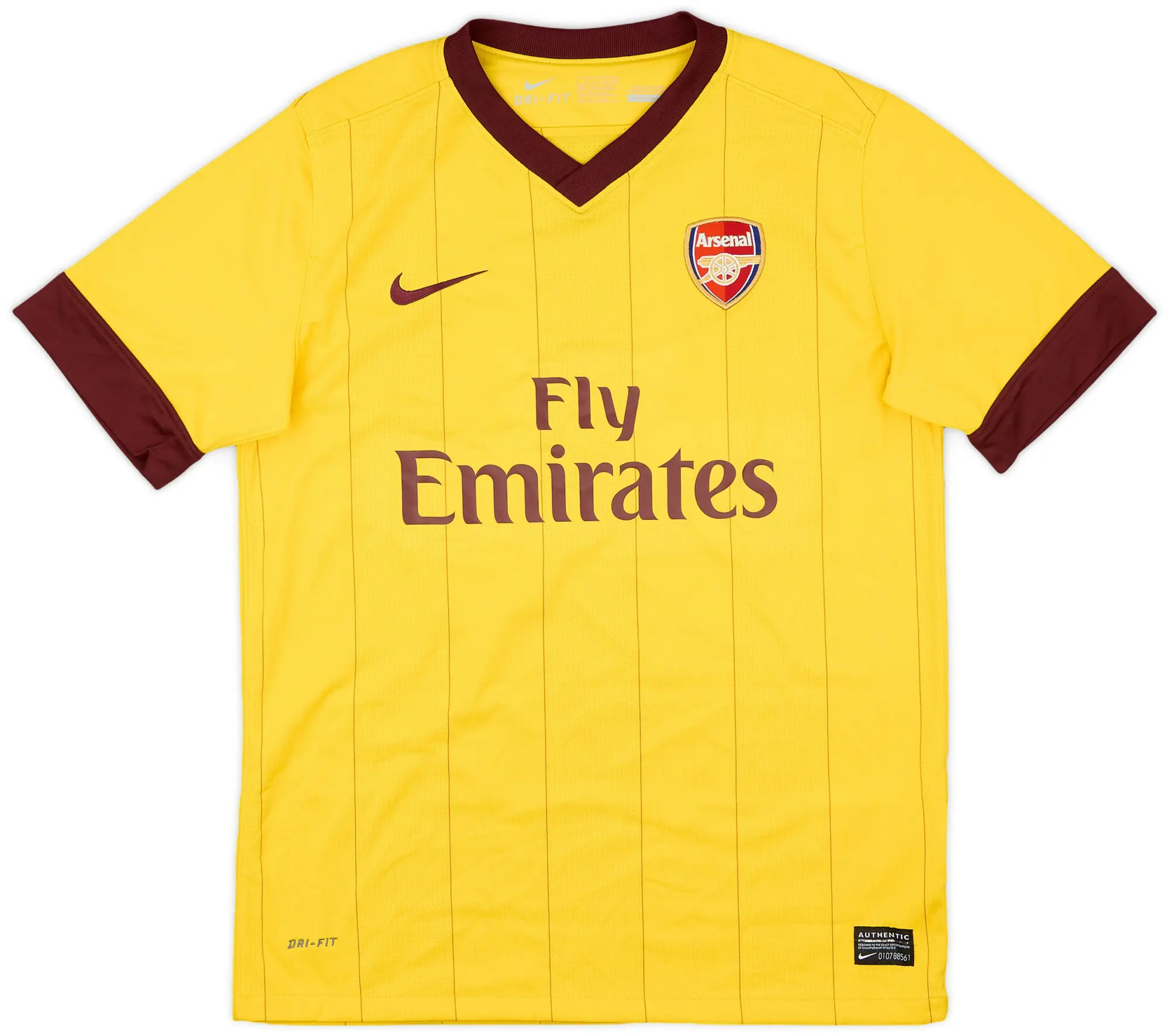 Nike 2010-13 Arsenal Away Shirt - 10/10 - (L.Boys)