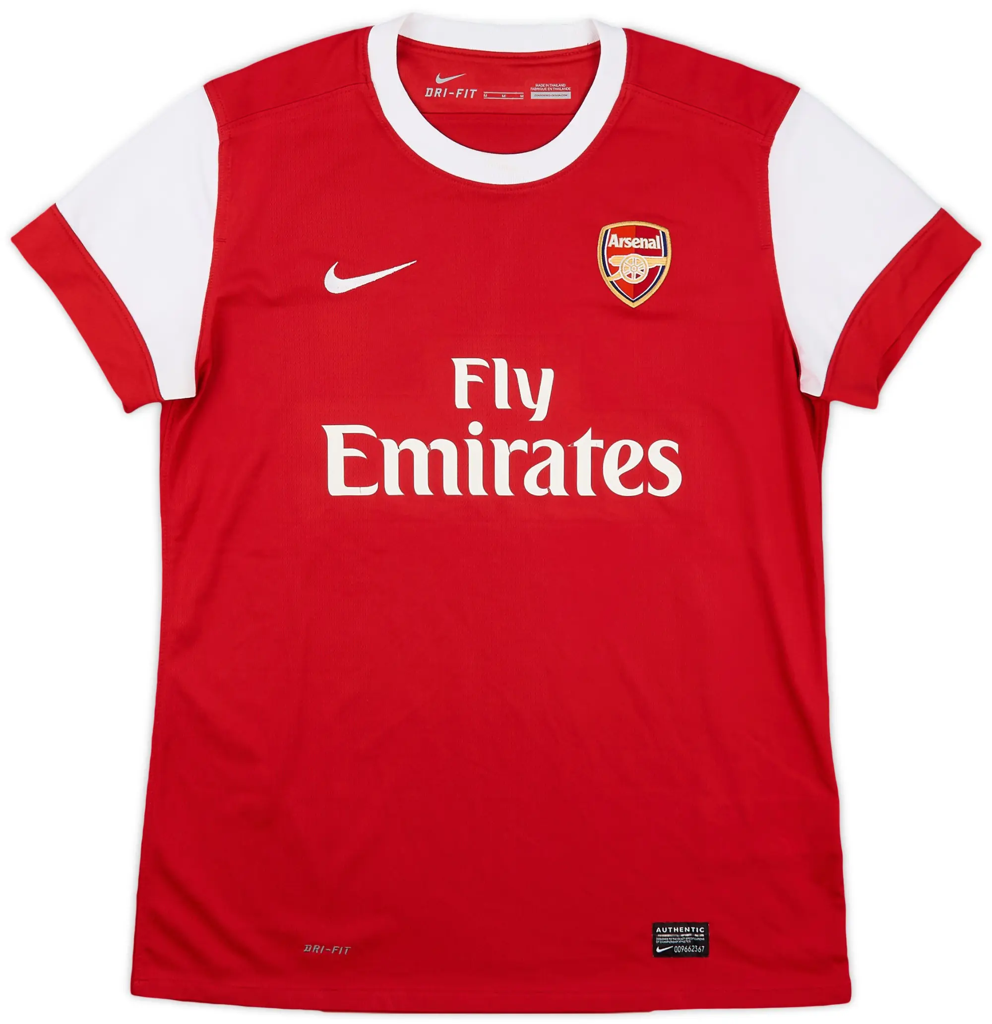 Nike 2010-11 Arsenal Home Shirt - 6/10 - (Women's M)