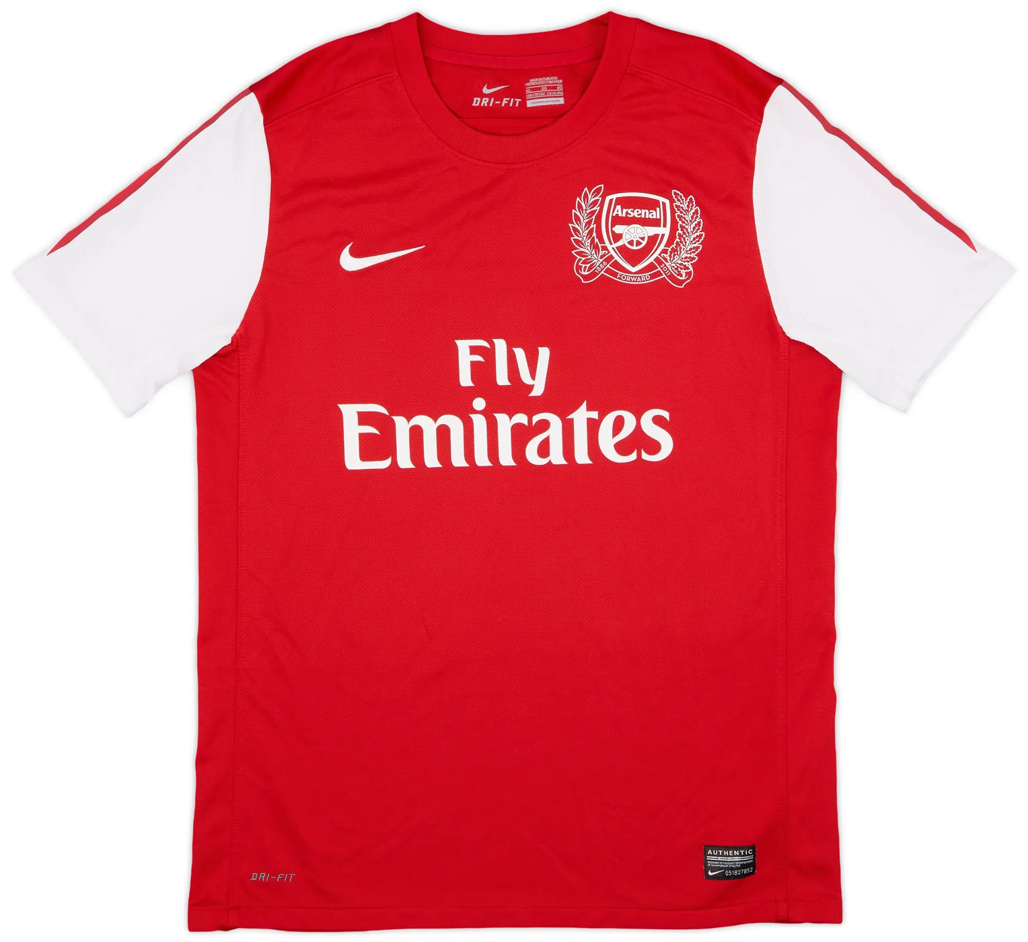 Nike 2011-12 Arsenal Home Shirt - 7/10 - (XL.Boys)