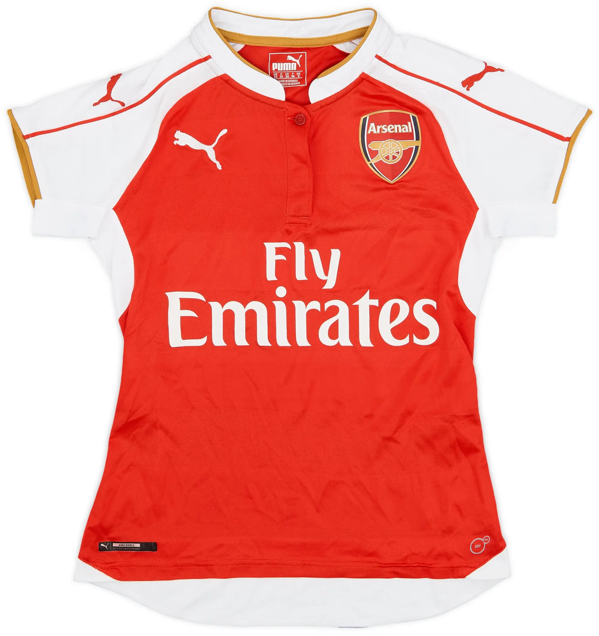 Puma 2015-16 Arsenal Home Shirt - 7/10 - (Women's S)