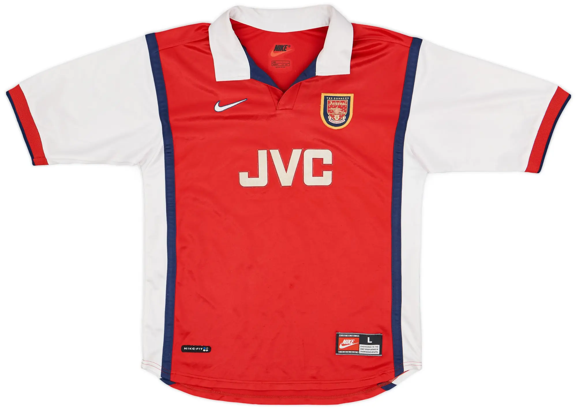 Nike 1998-99 Arsenal Home Shirt - 7/10 - (L.Boys)