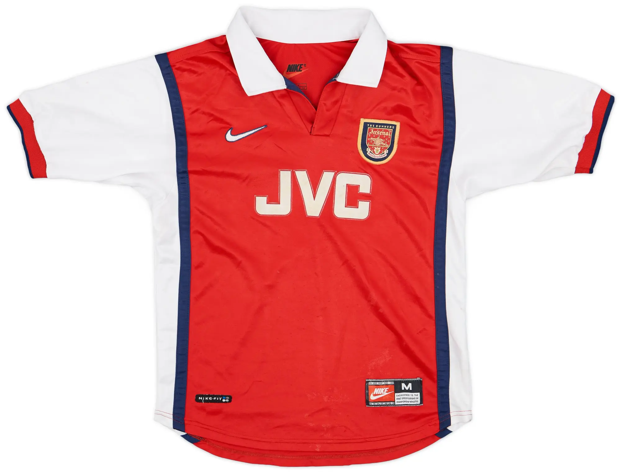 Nike 1998-99 Arsenal Home Shirt - 6/10 - (M.Boys)