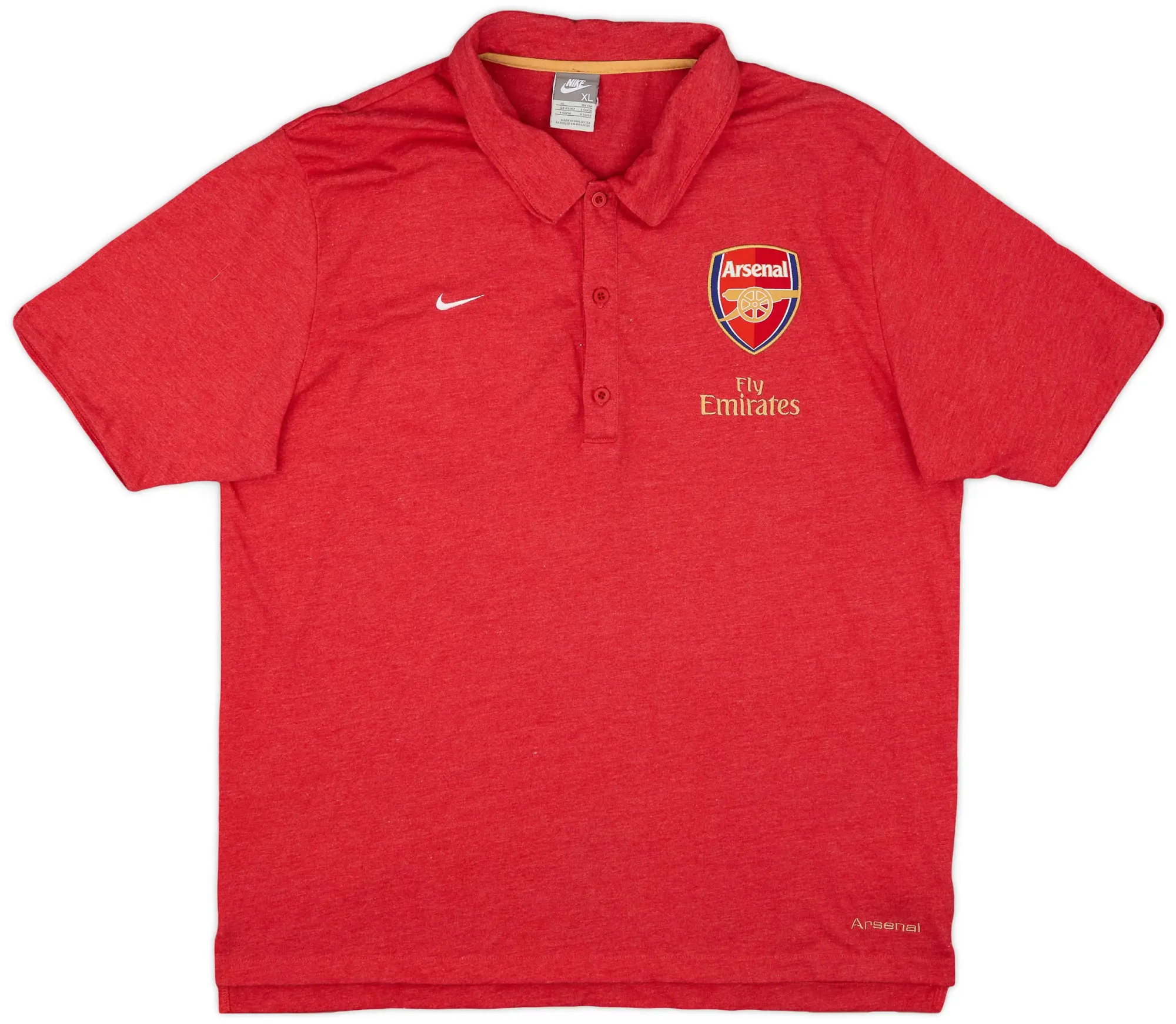 2008-09 Arsenal Nike Polo Shirt - 7/10 - (XL)