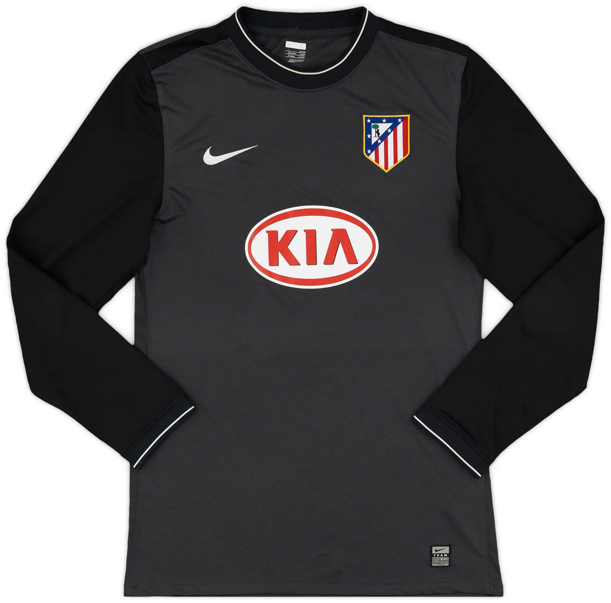 Nike 2009-10 Atletico Madrid Player Issue GK Shirt - 8/10 - (L)