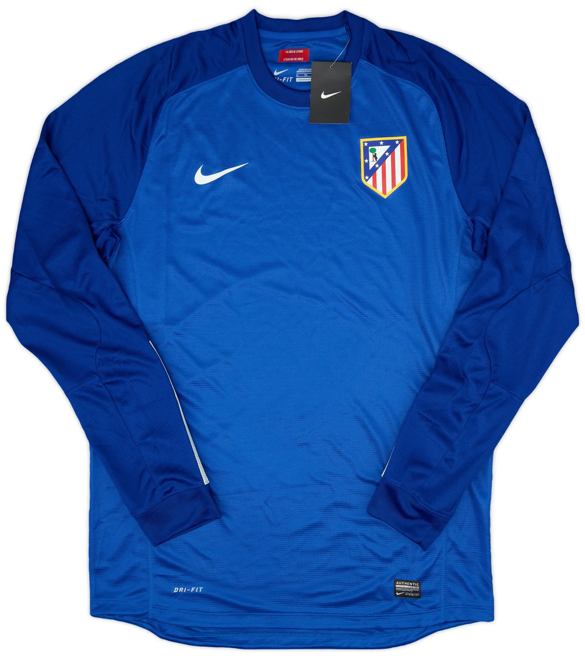 Nike 2013-14 Atletico Madrid Player Issue GK Shirt (XL)