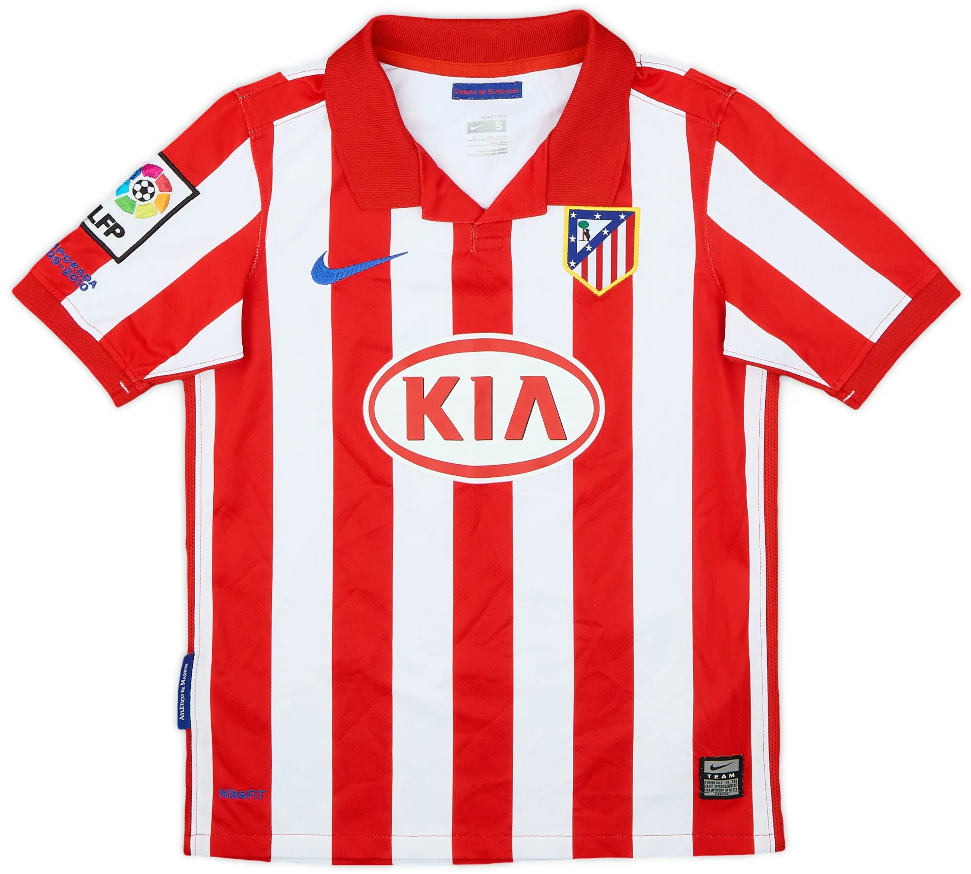 Nike 2009-10 Atletico Madrid Home Shirt - 8/10 - (S.Boys)