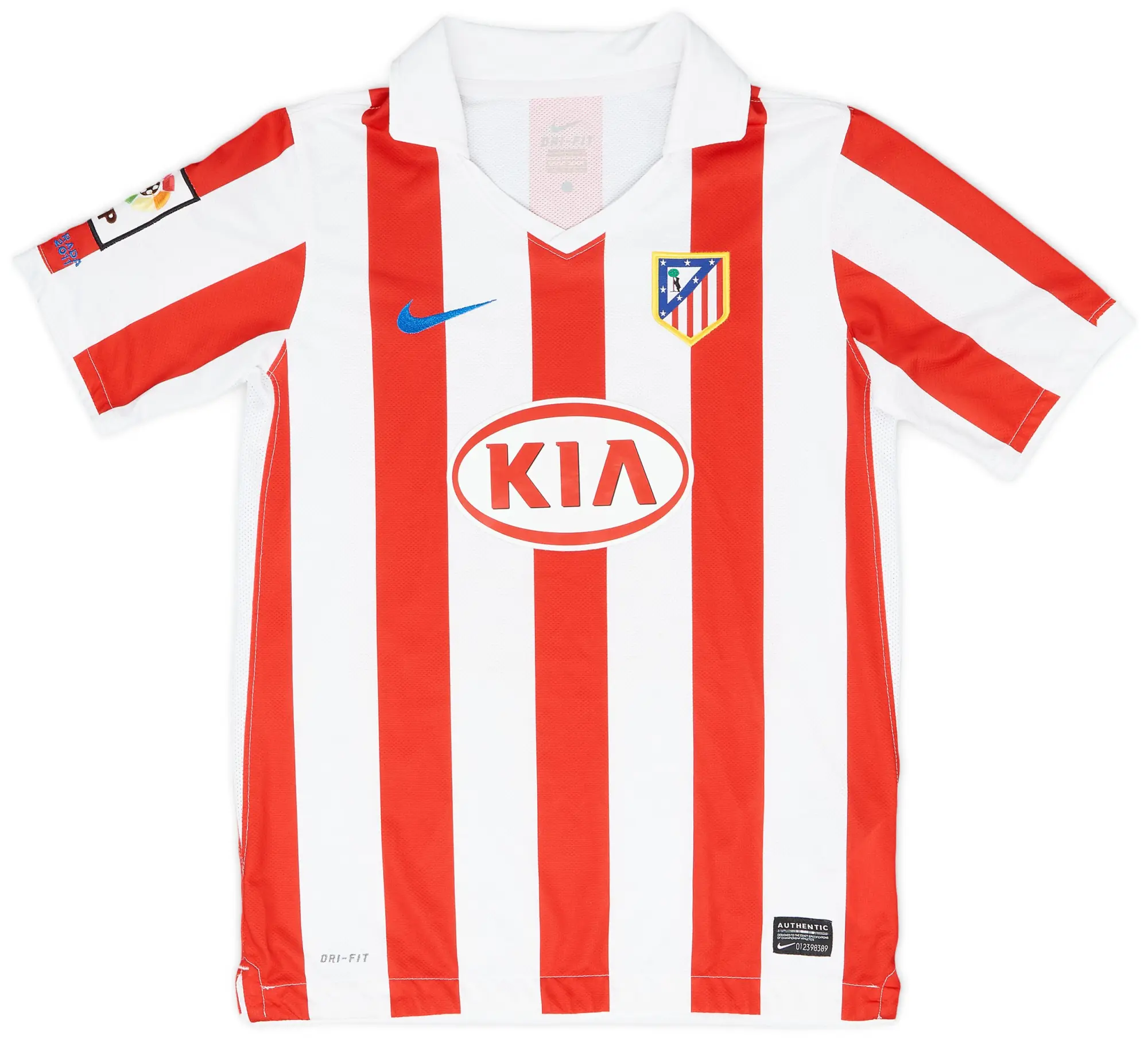 Nike 2010-11 Atletico Madrid Home Shirt - 8/10 - (L.Boys)