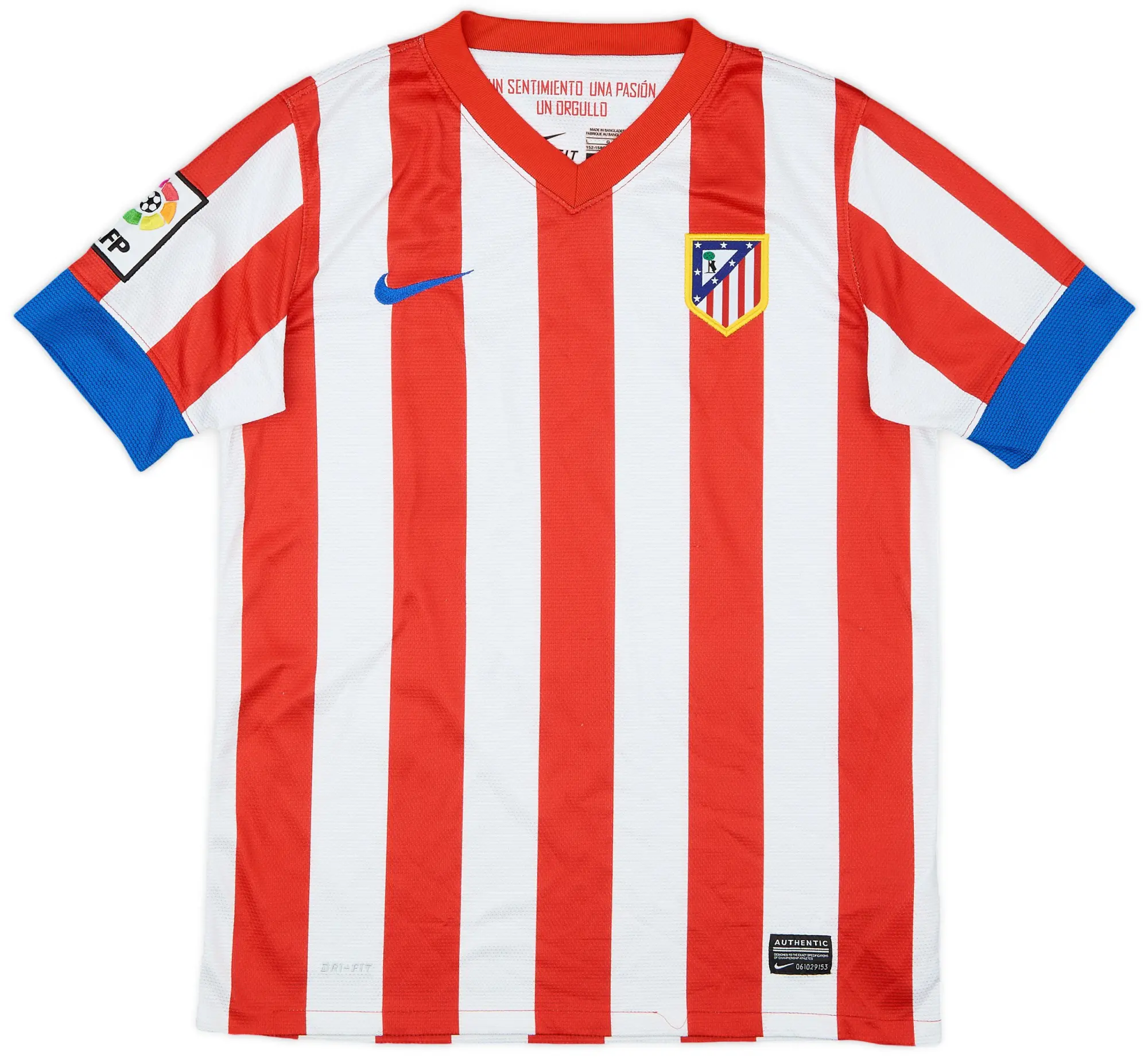 Nike 2012-13 Atletico Madrid Home Shirt - 8/10 - (L.Boys)