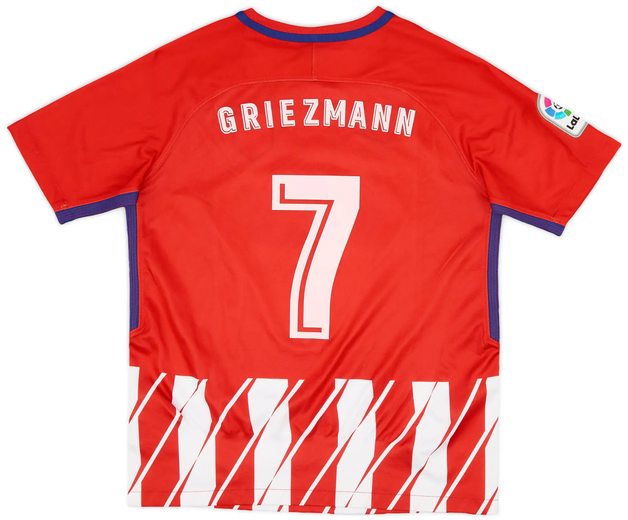 Nike 2017-18 Atletico Madrid Home Shirt Griezmann #7 - 5/10 - (XL.Boys)