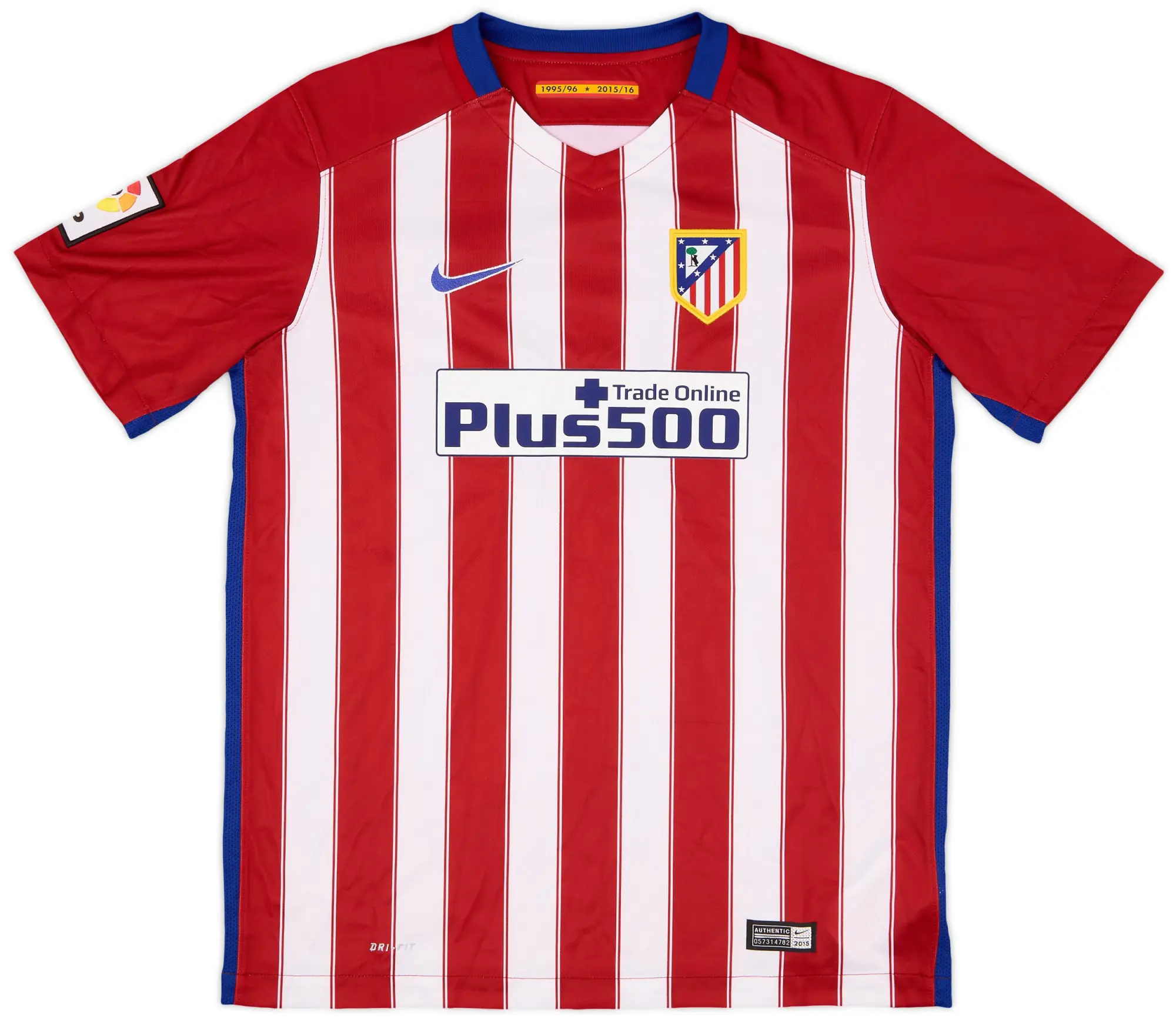 Nike 2015-16 Atletico Madrid Home Shirt - 8/10 - (XL.Boys)