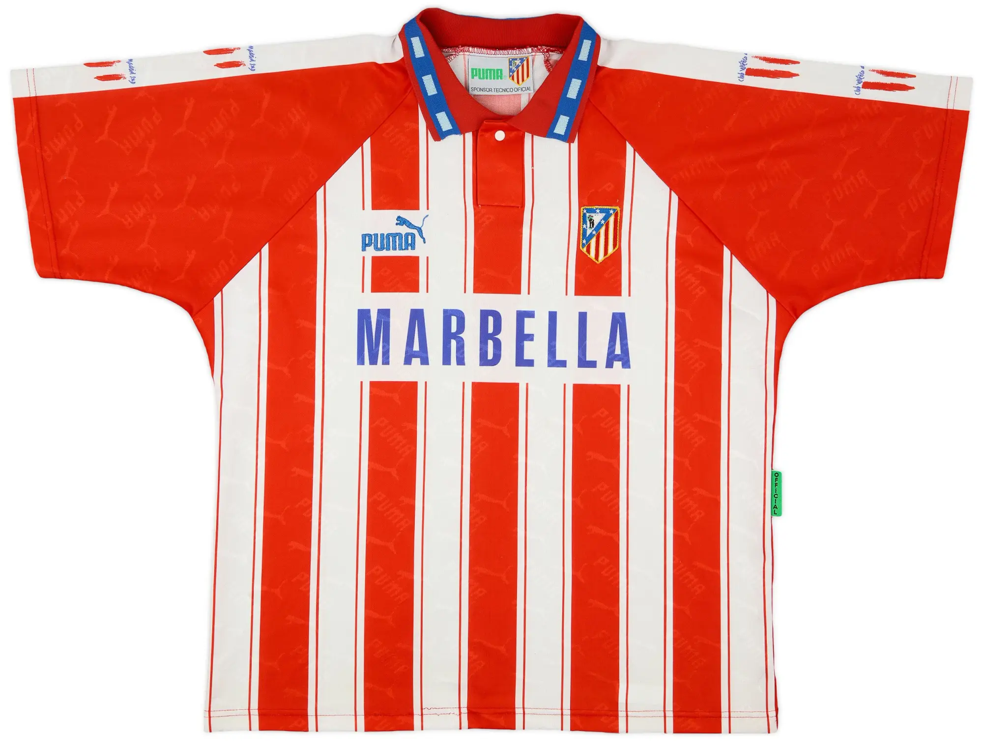 Puma 1994-95 Atletico Madrid Home Shirt - 8/10 - (XL)