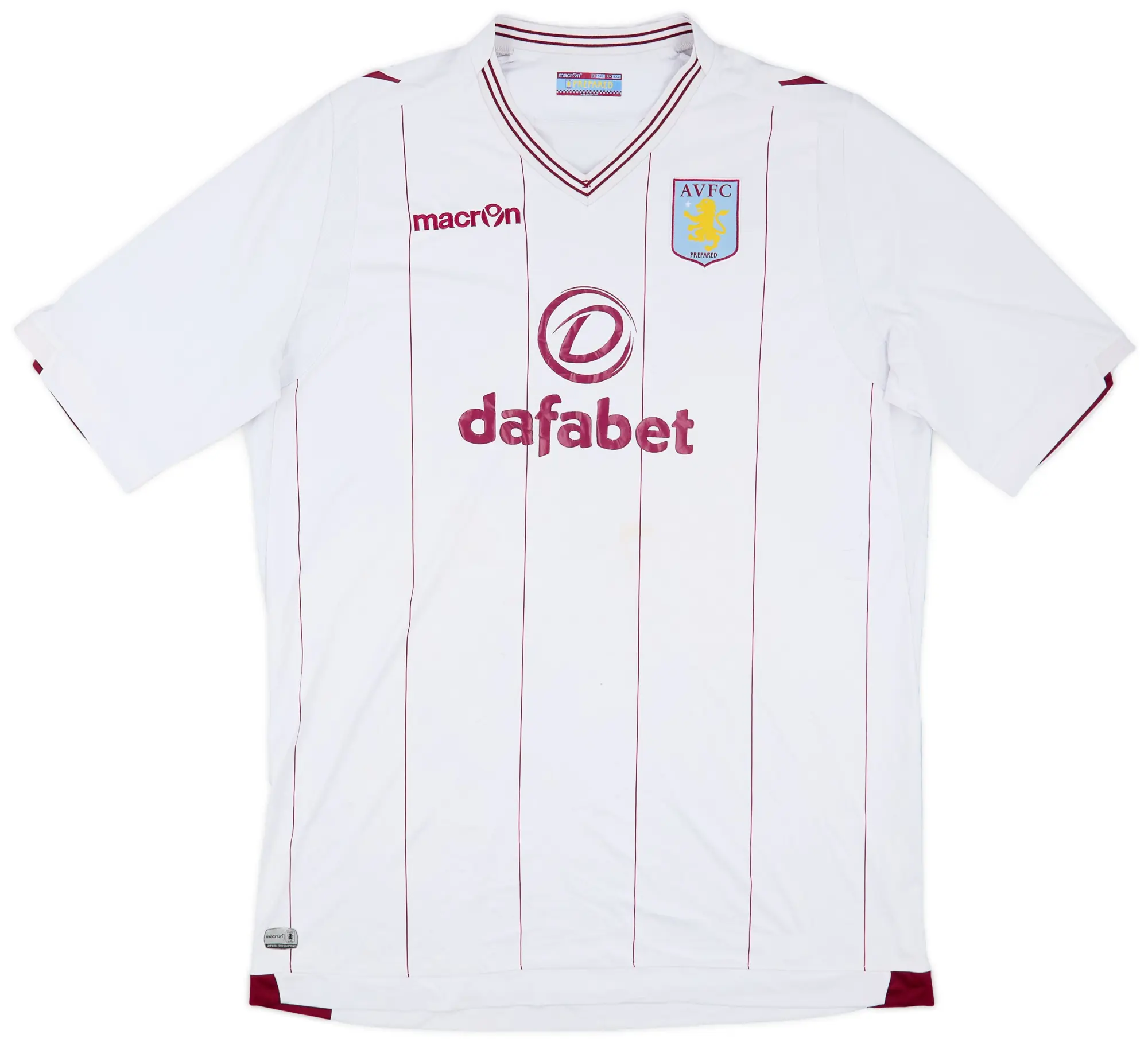 Macron 2014-15 Aston Villa Away Shirt - 4/10 - (4XL)