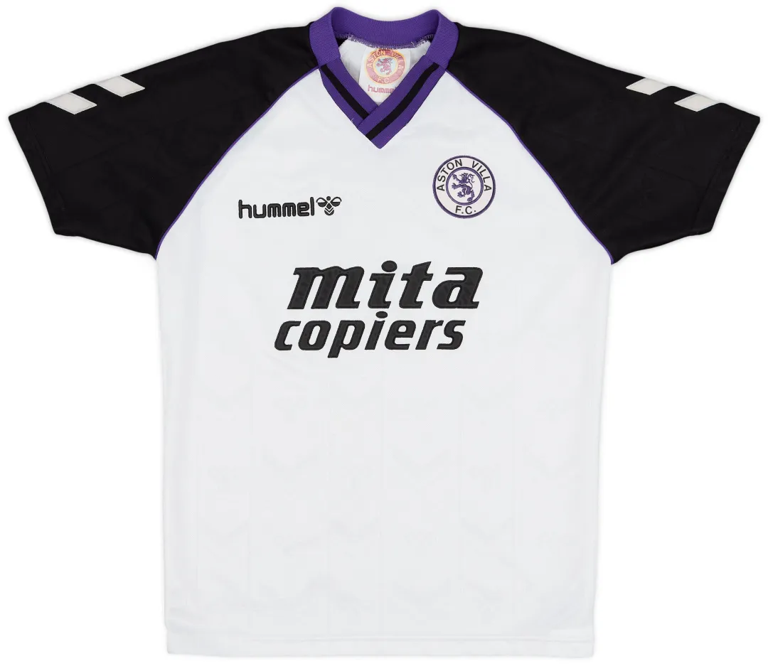 Hummel Aston Villa Mens SS Away Shirt 1989/90 | AVLA89404495used