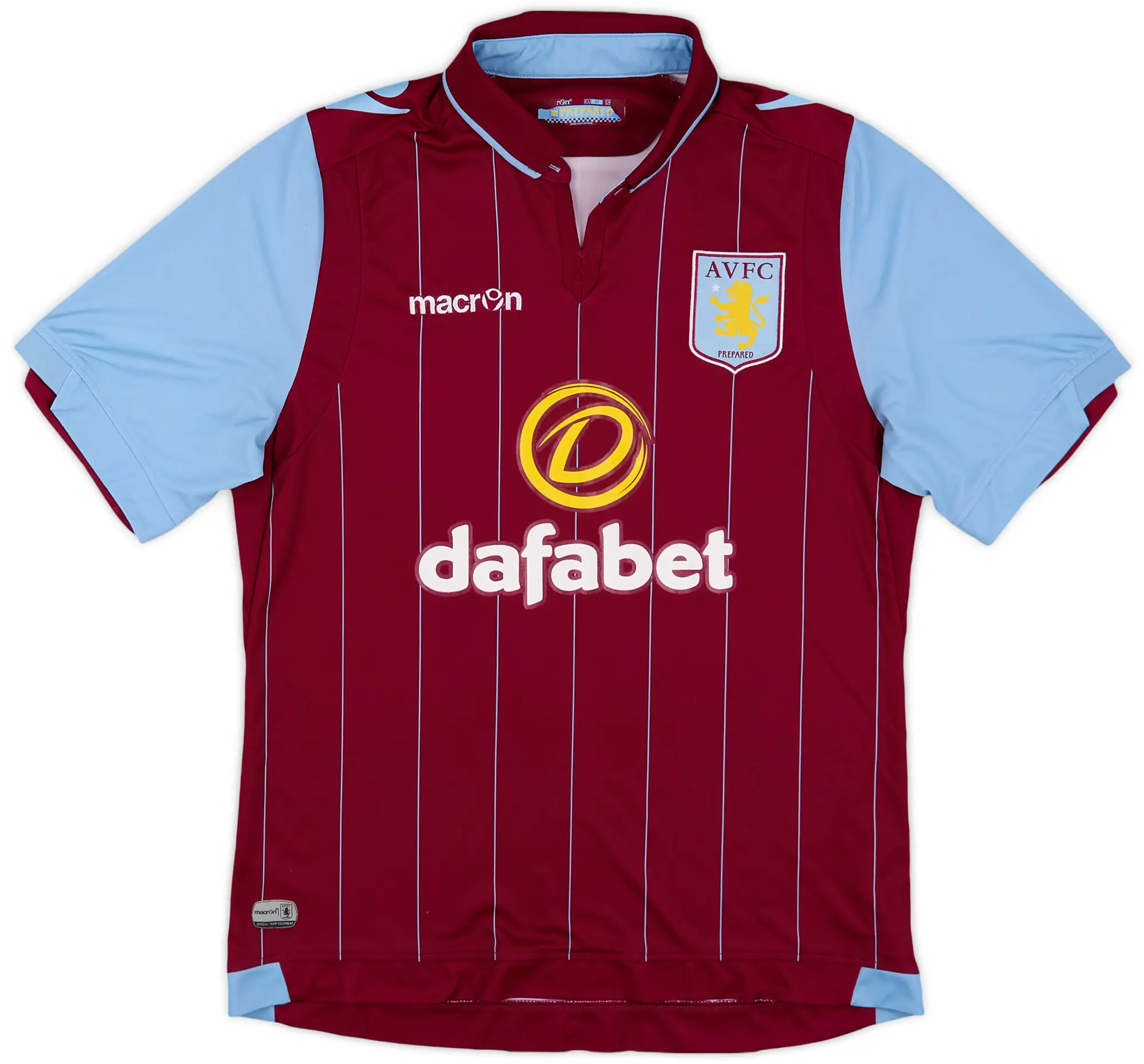 Macron 2014-15 Aston Villa Home Shirt - 8/10 - (M)