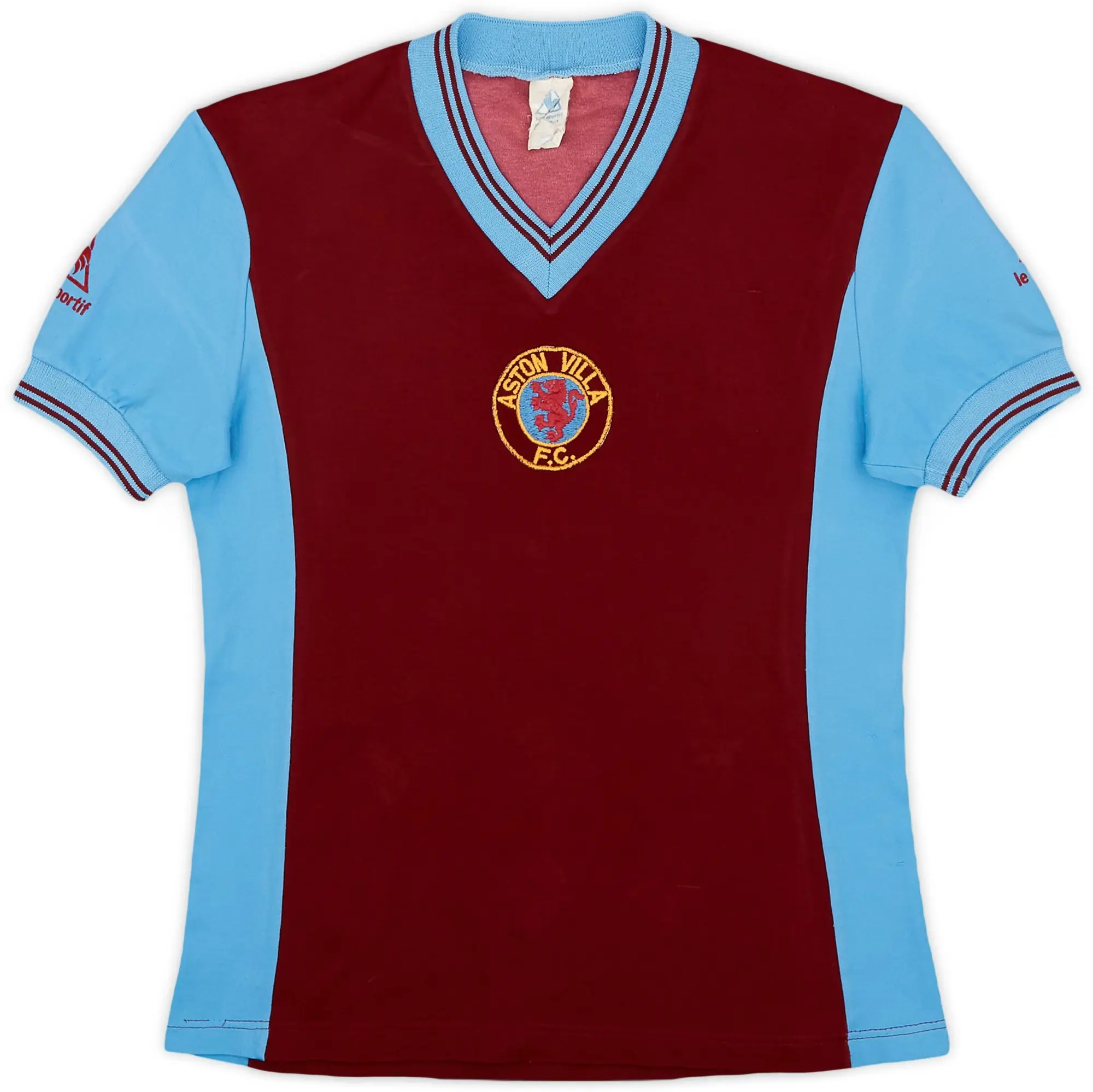 LeCoqSportif 1982-83 Aston Villa Home Shirt - 8/10 - (L.Boys)