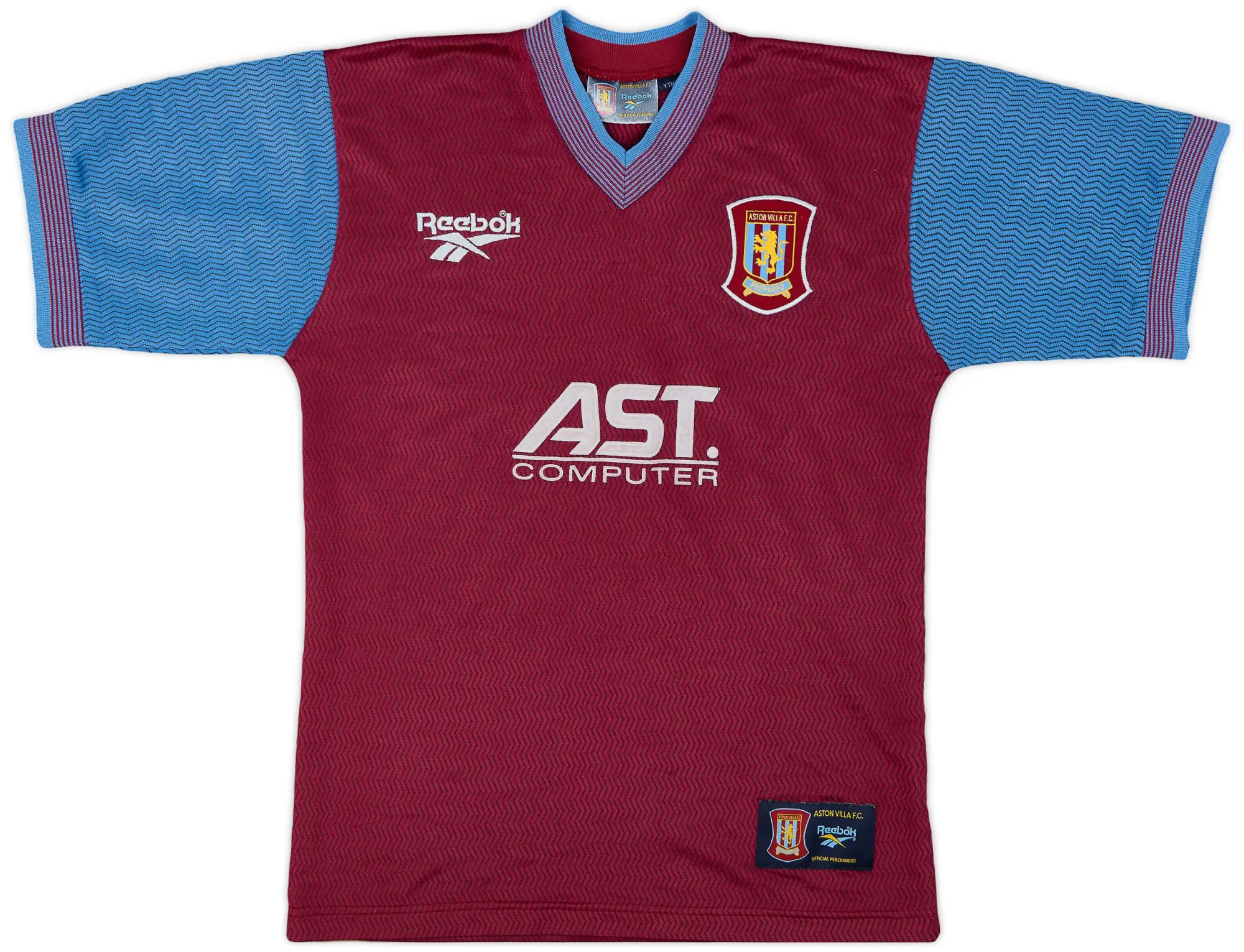 Reebok 1997-98 Aston Villa Home Shirt - 8/10 - (Y)