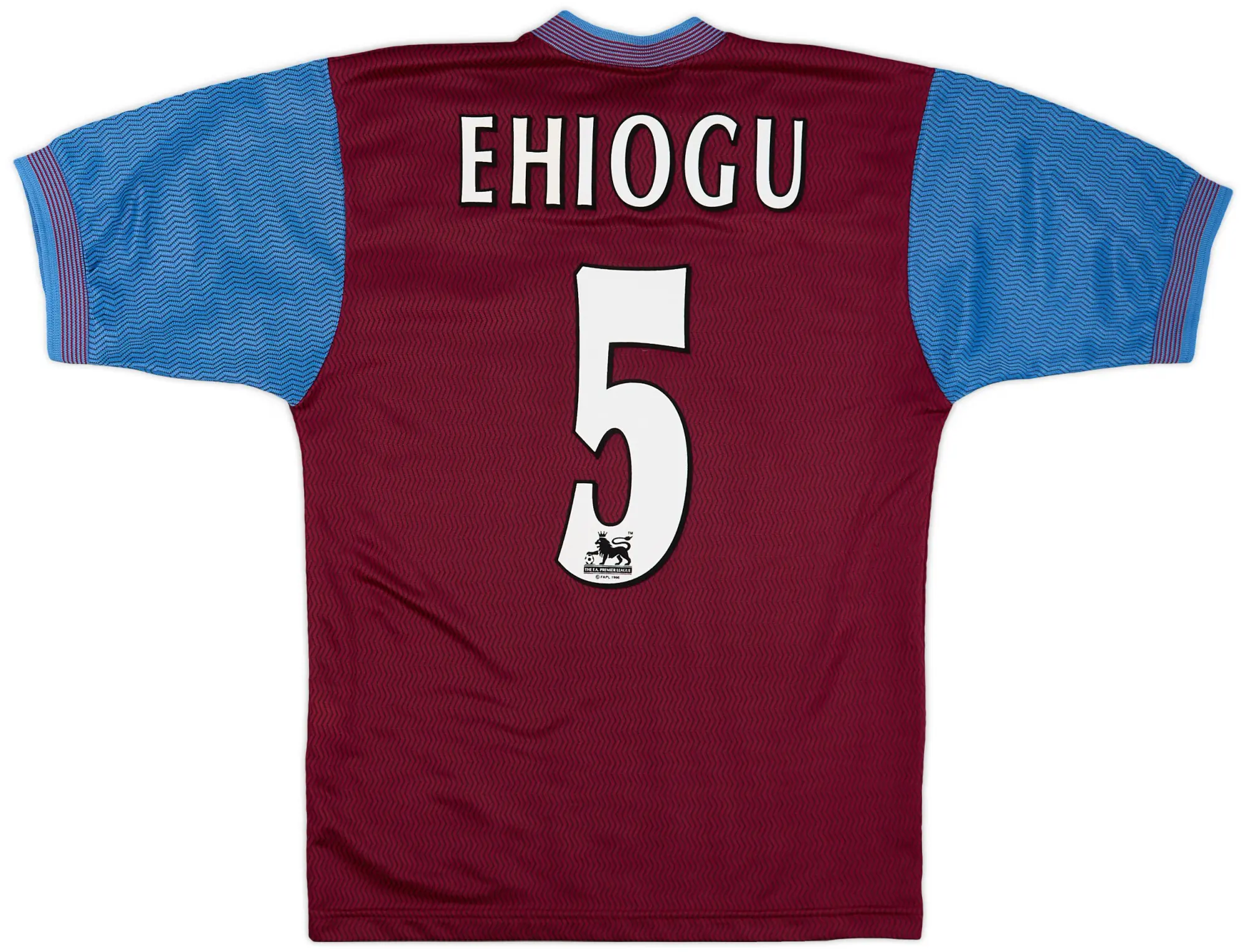 Reebok 1997-98 Aston Villa Home Shirt Ehiogu #5 - 7/10 - (S)