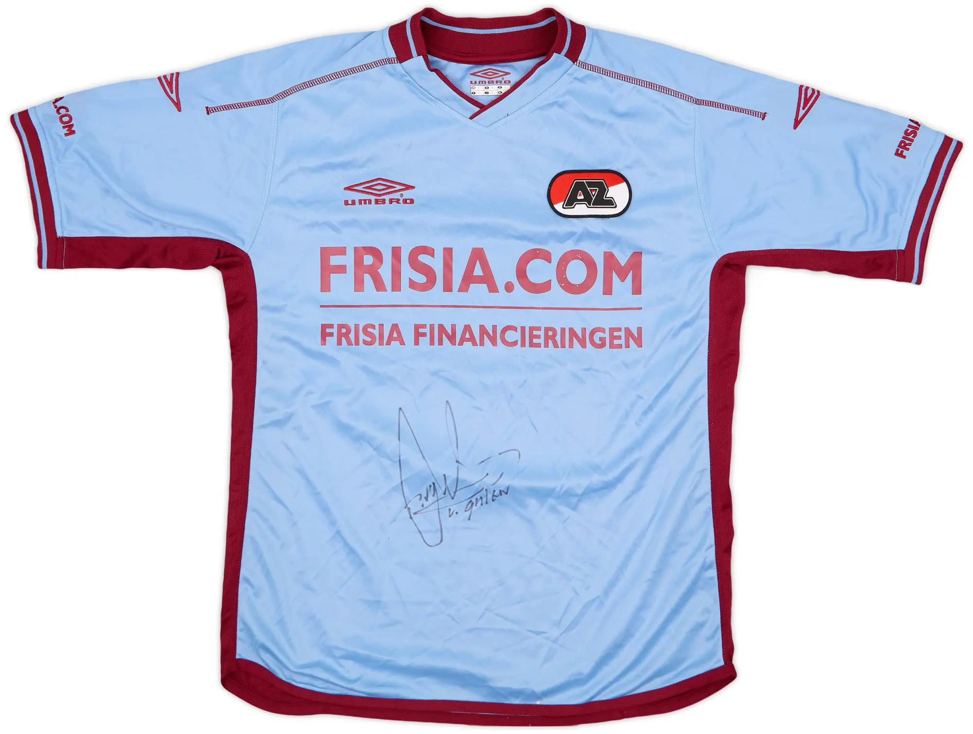 Umbro 2004-05 AZ Alkmaar Signed Away Shirt - 8/10 - (S)