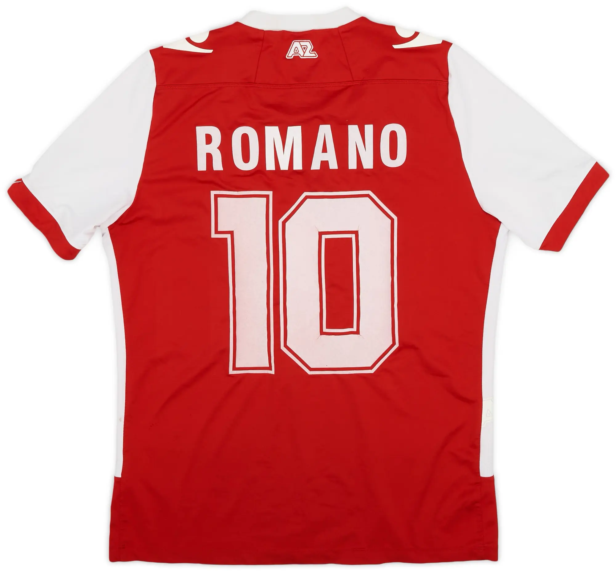 Macron 2014-15 AZ Alkmaar Home Shirt Romano #10 - 4/10 - (S)