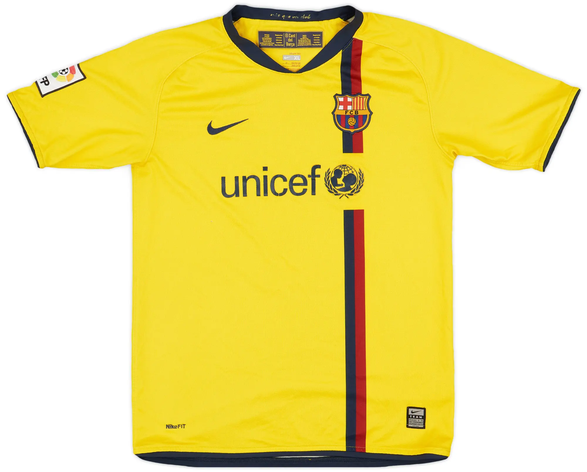 Nike 2008-10 Barcelona Away Shirt - 5/10 - (XL.Boys)